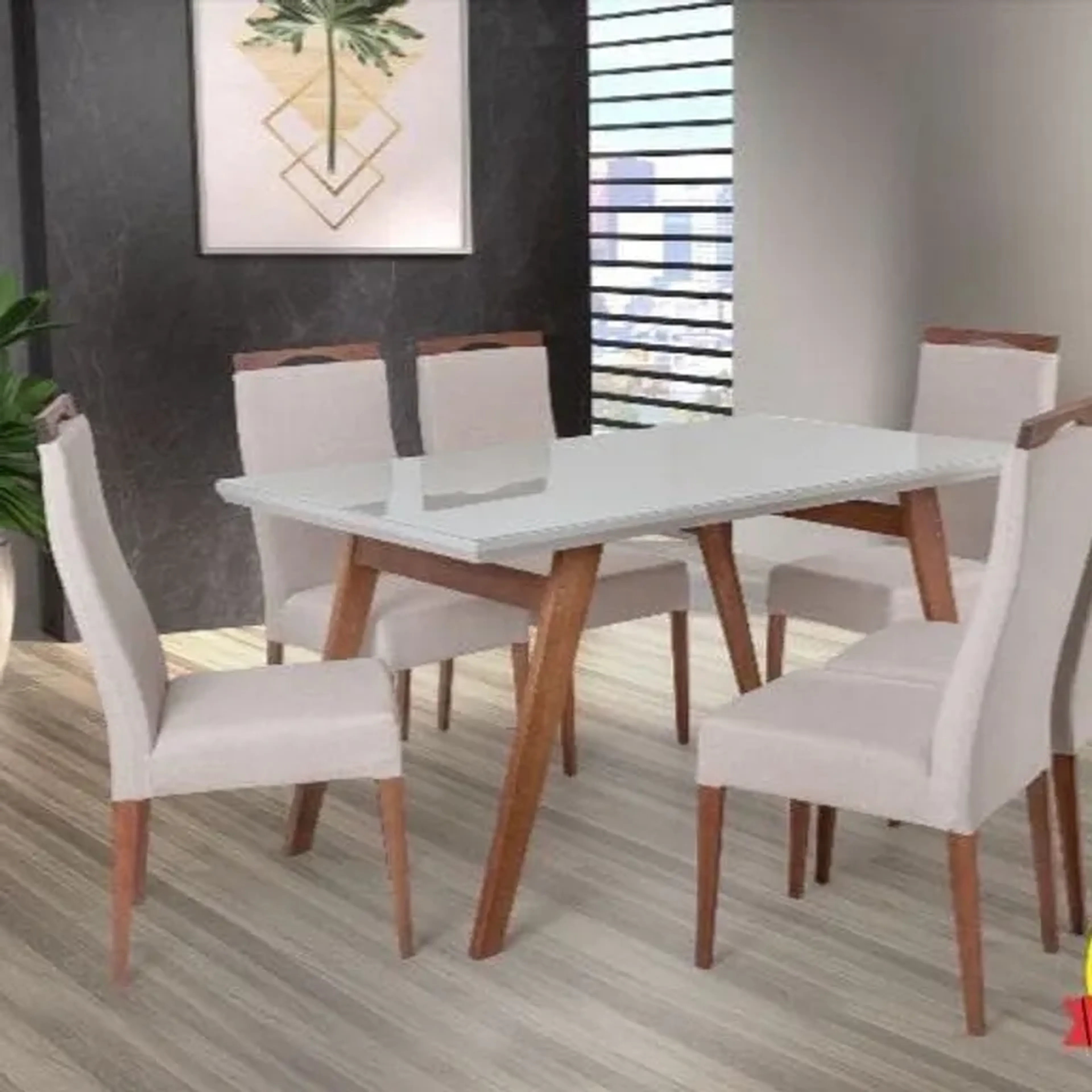 CONJUNTO MESA 6cad. ÔNIX imagem