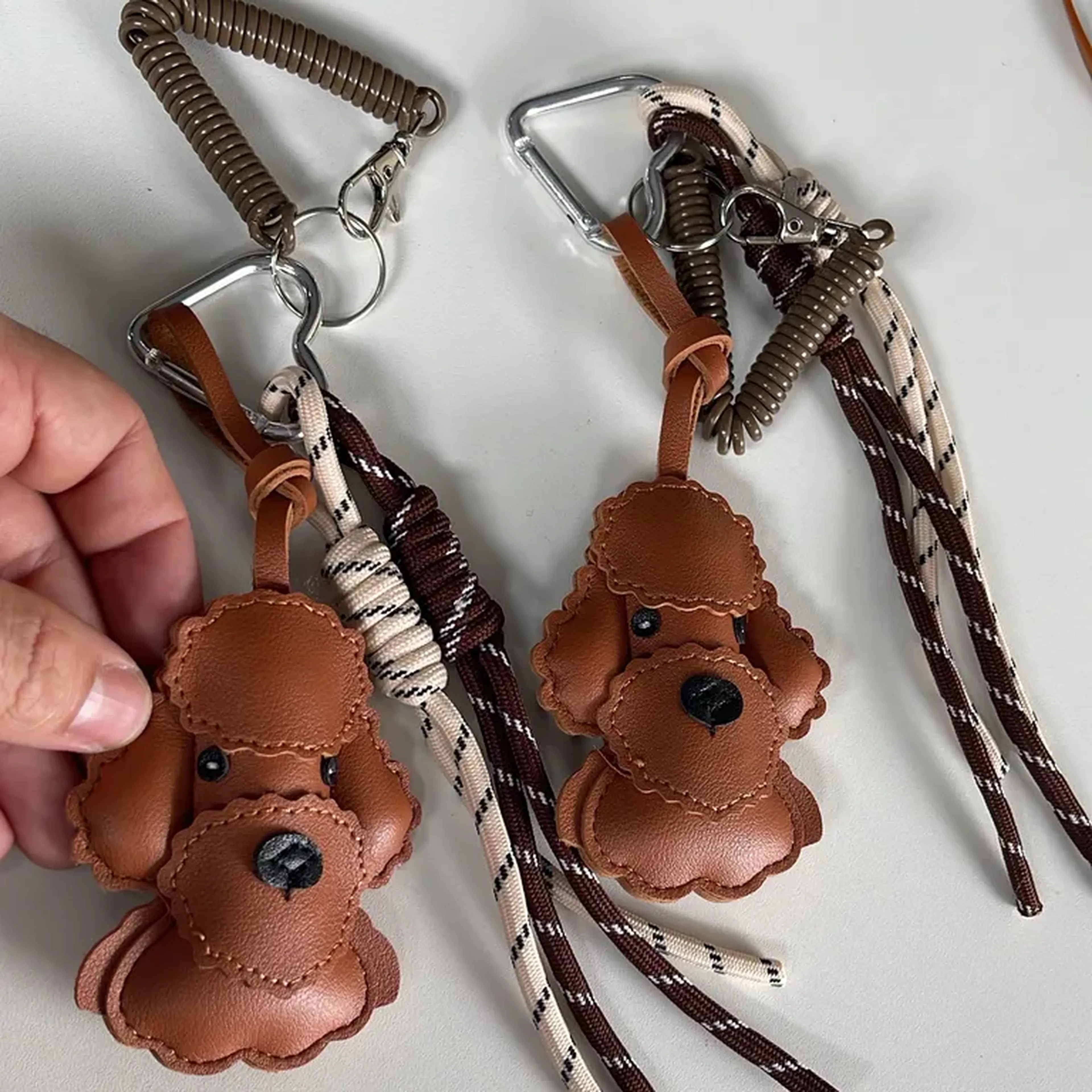 Charms poodle caramelo imagem