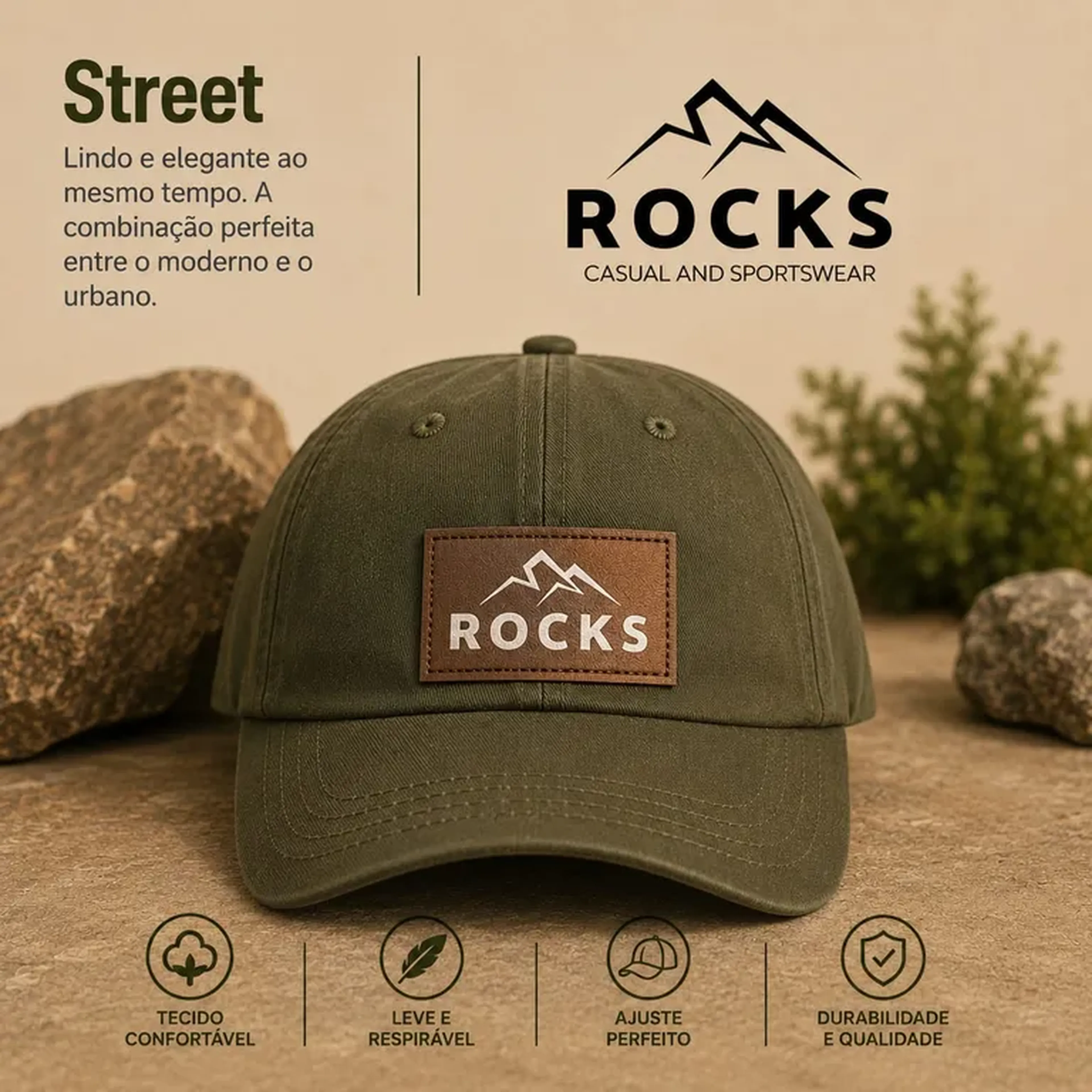 Boné Rocks Street imagem