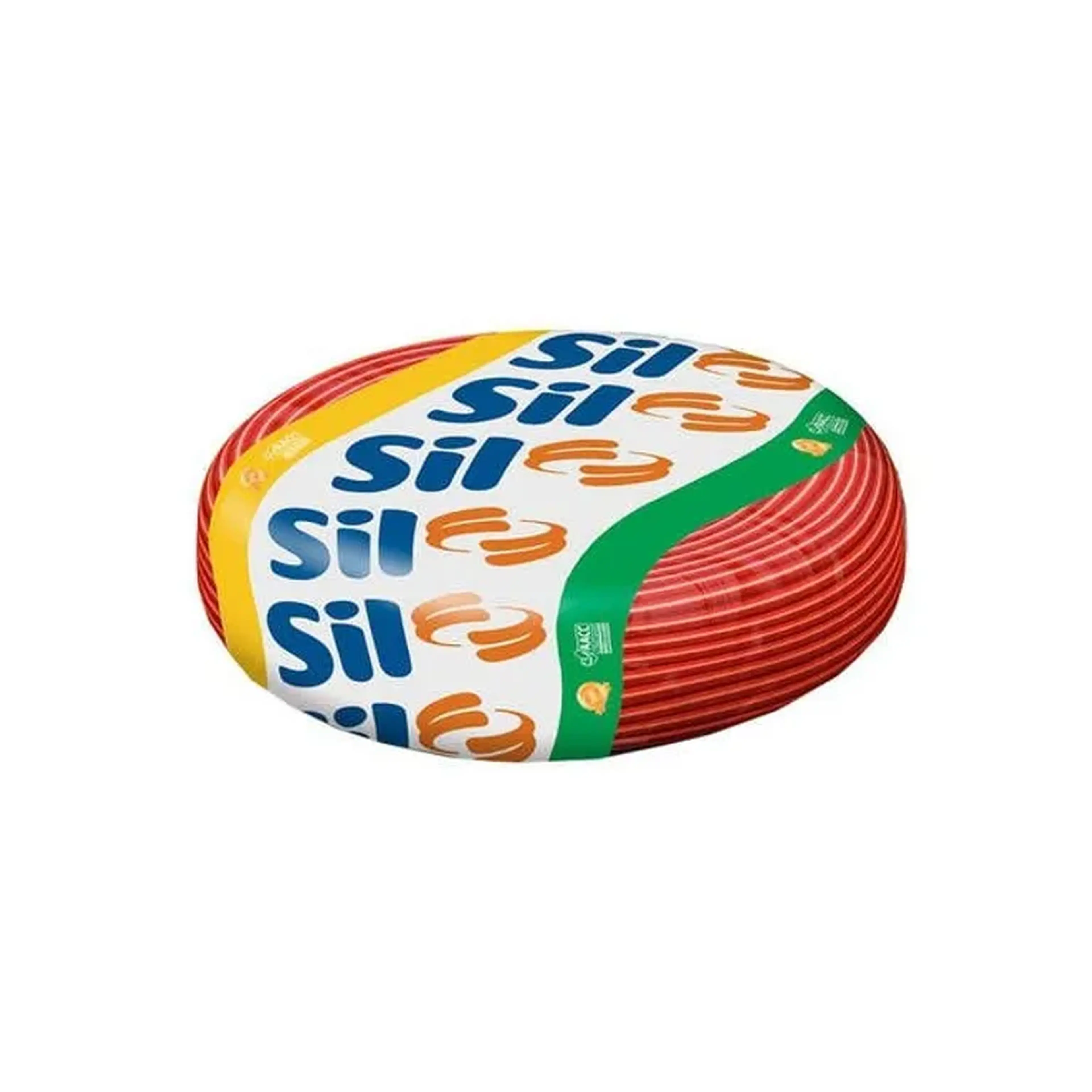 Rolo 100m Cabo flexivel Sil 10mm VERMELHO imagem