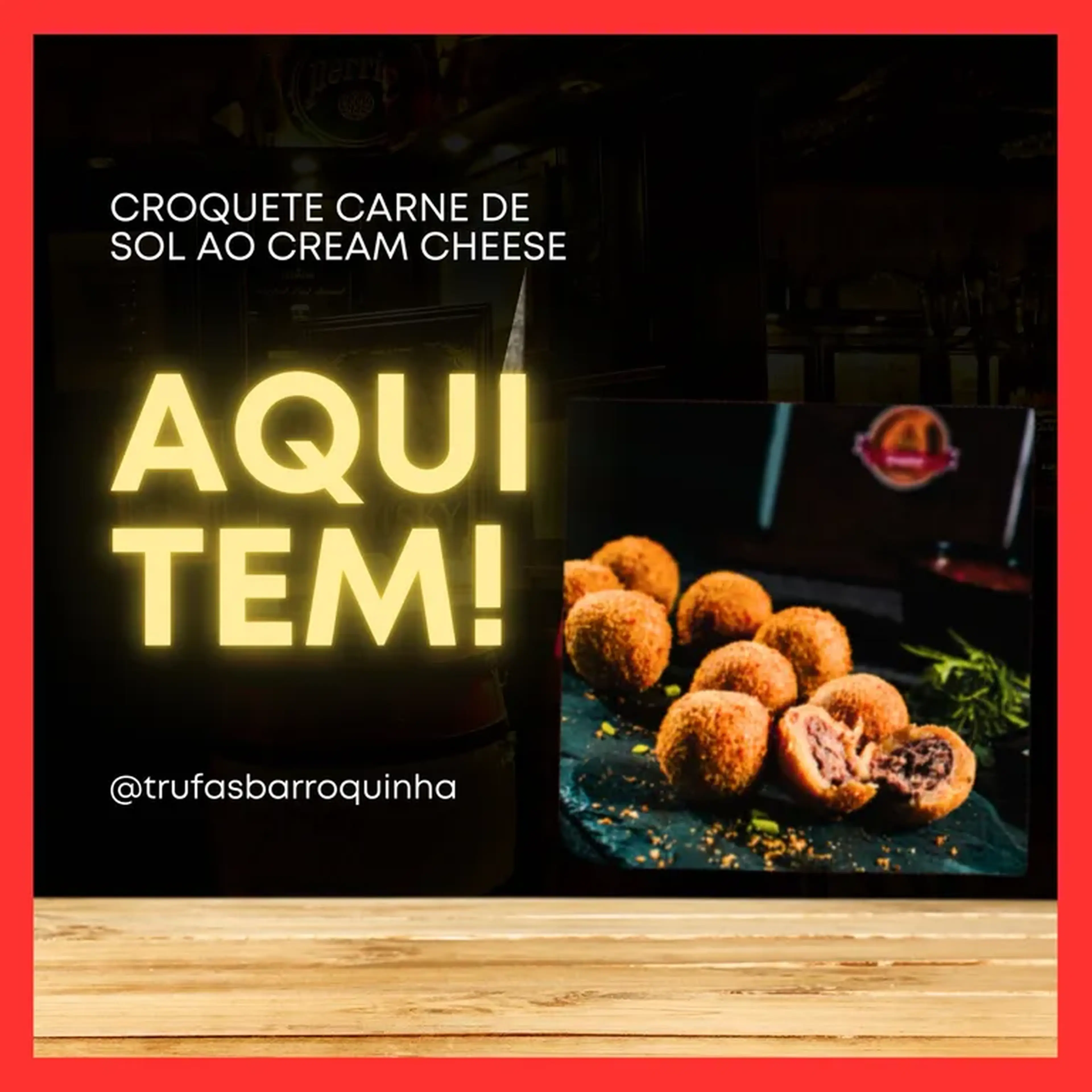 Croquete Carne de Sol com Cream Cheese - 10und imagem
