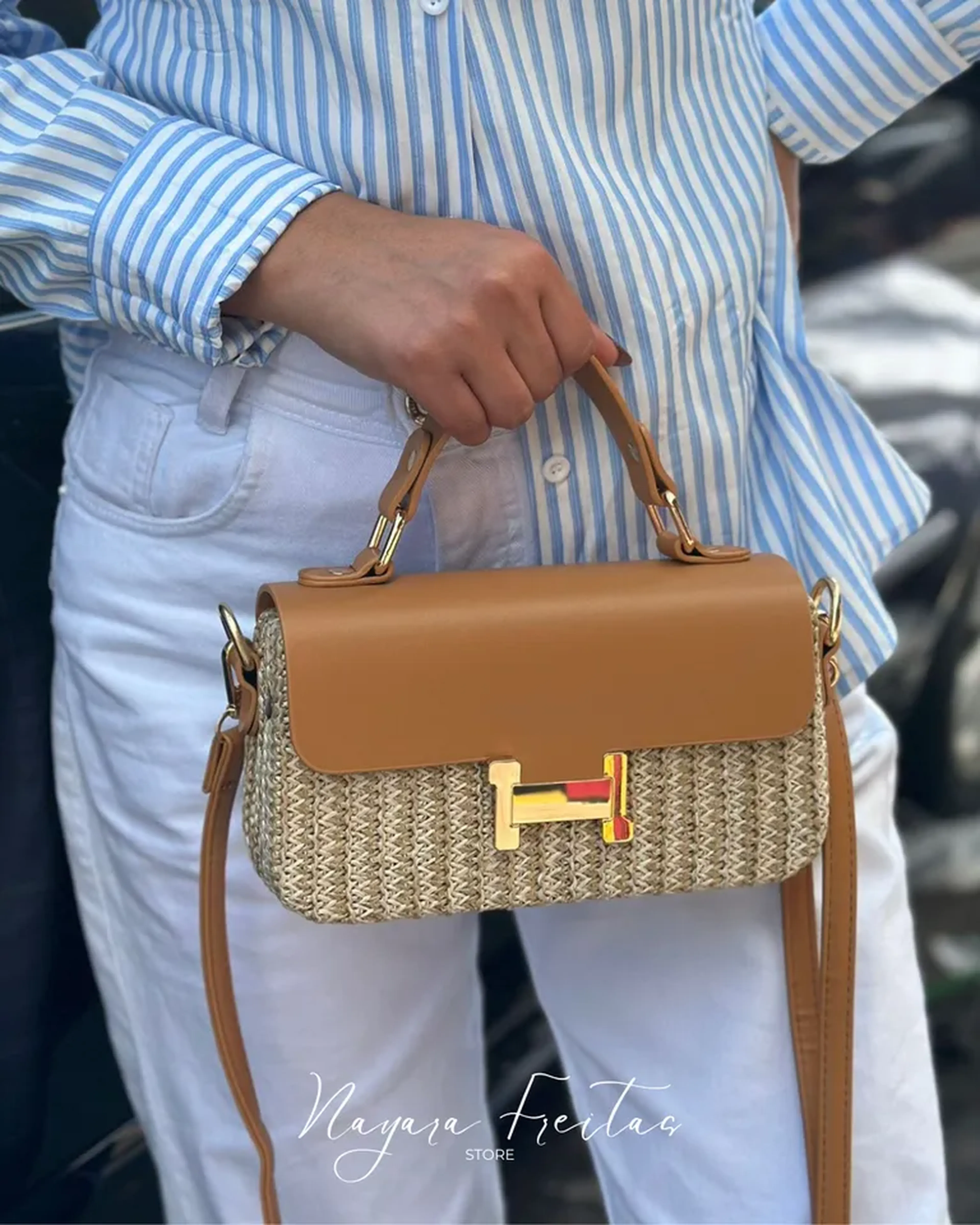 Bolsa H Palha imagem