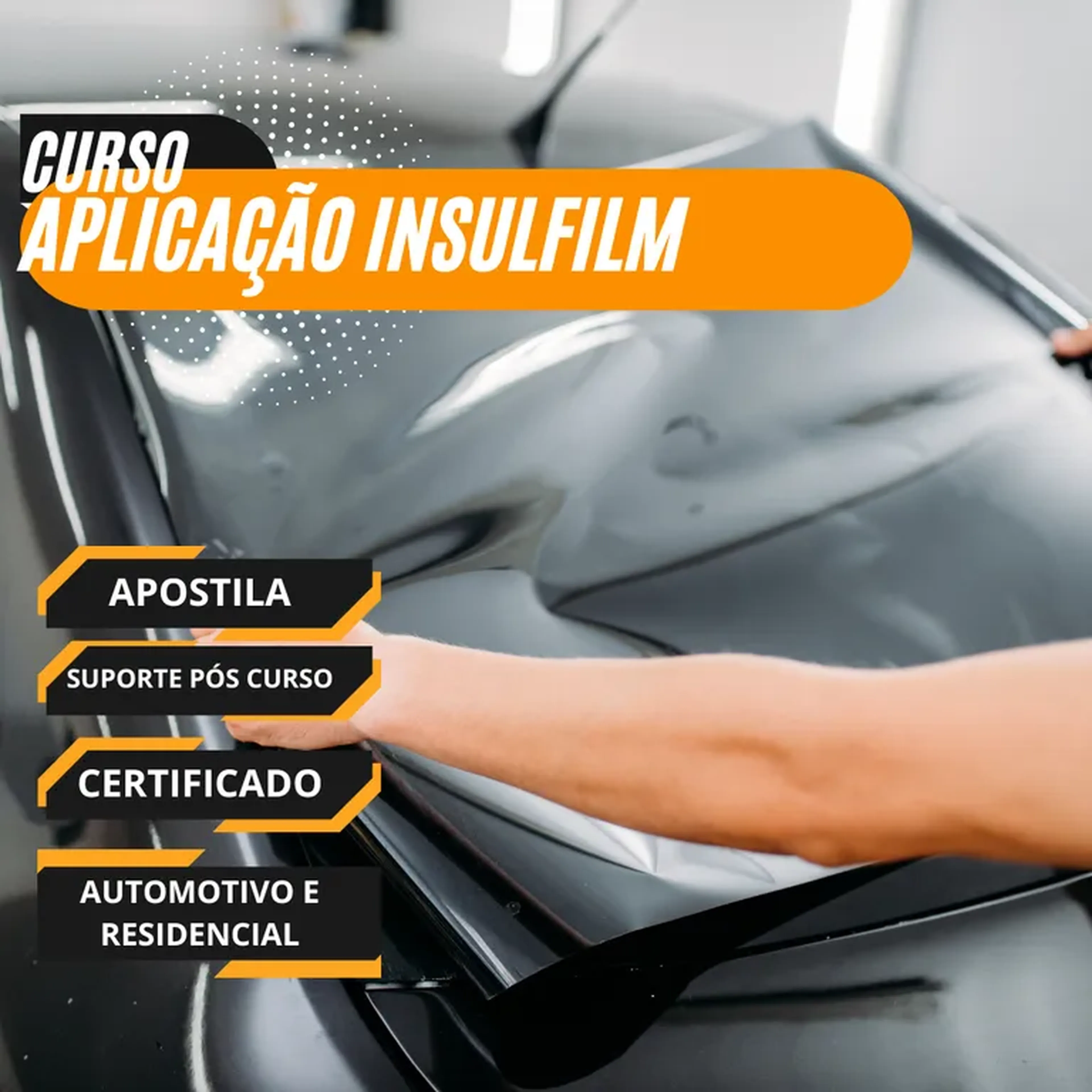 Curso aplicação de insulfilm imagem