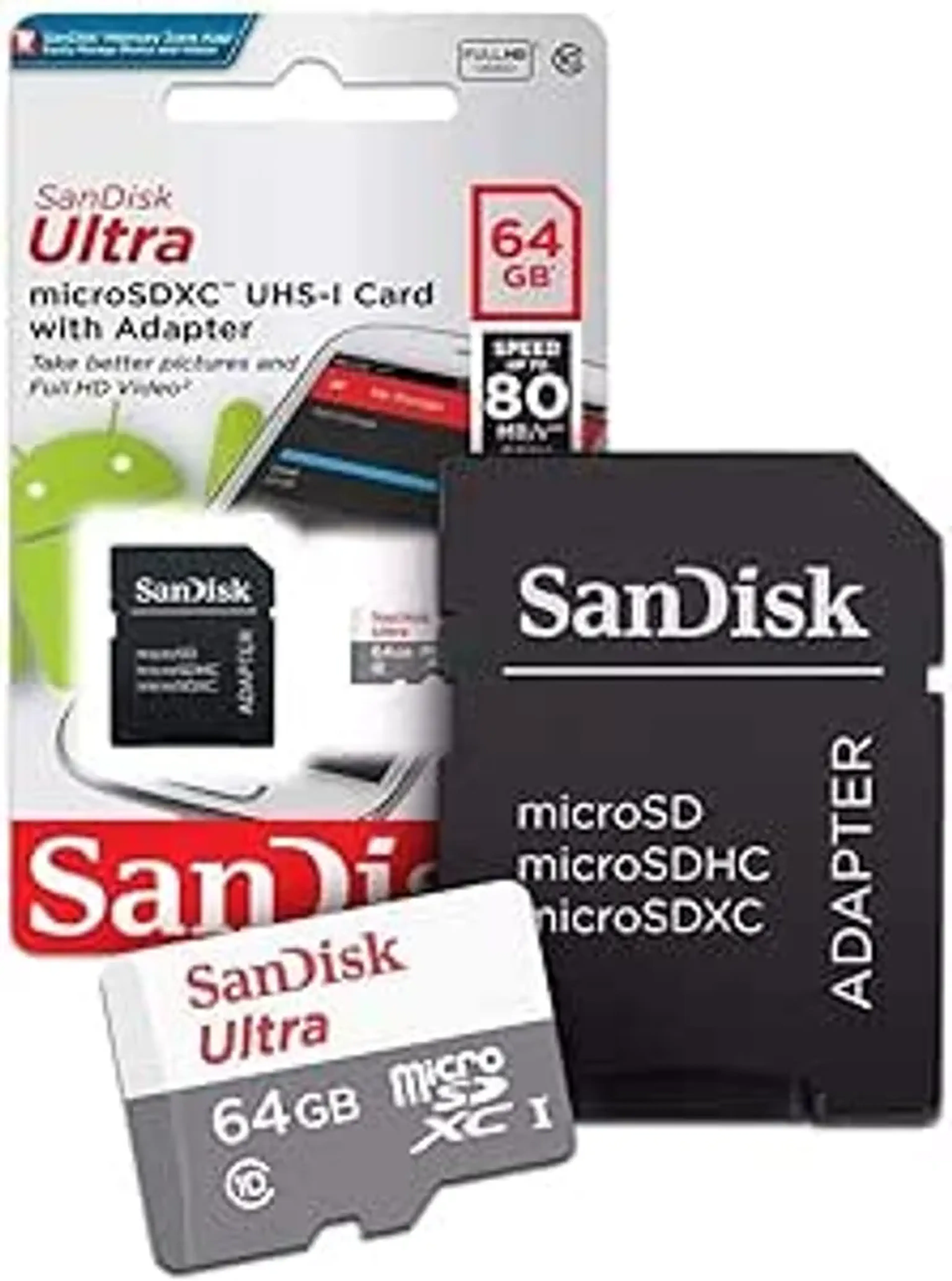 Cartão De Memoria Micro Sd 64gb Sandisk Para Camêr imagem