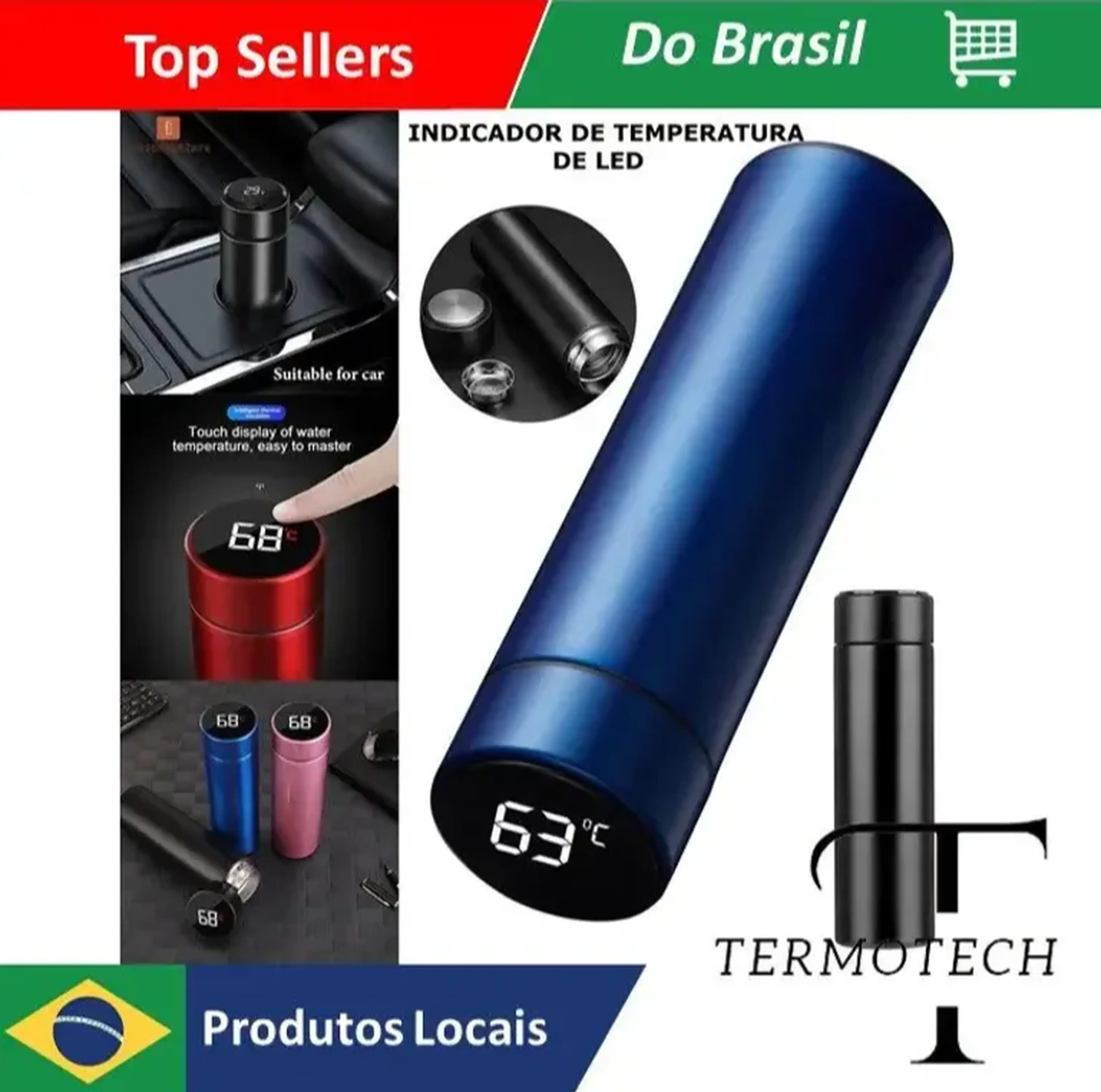 GARRAFA TERMICA COM TIMER DIGTAL imagem