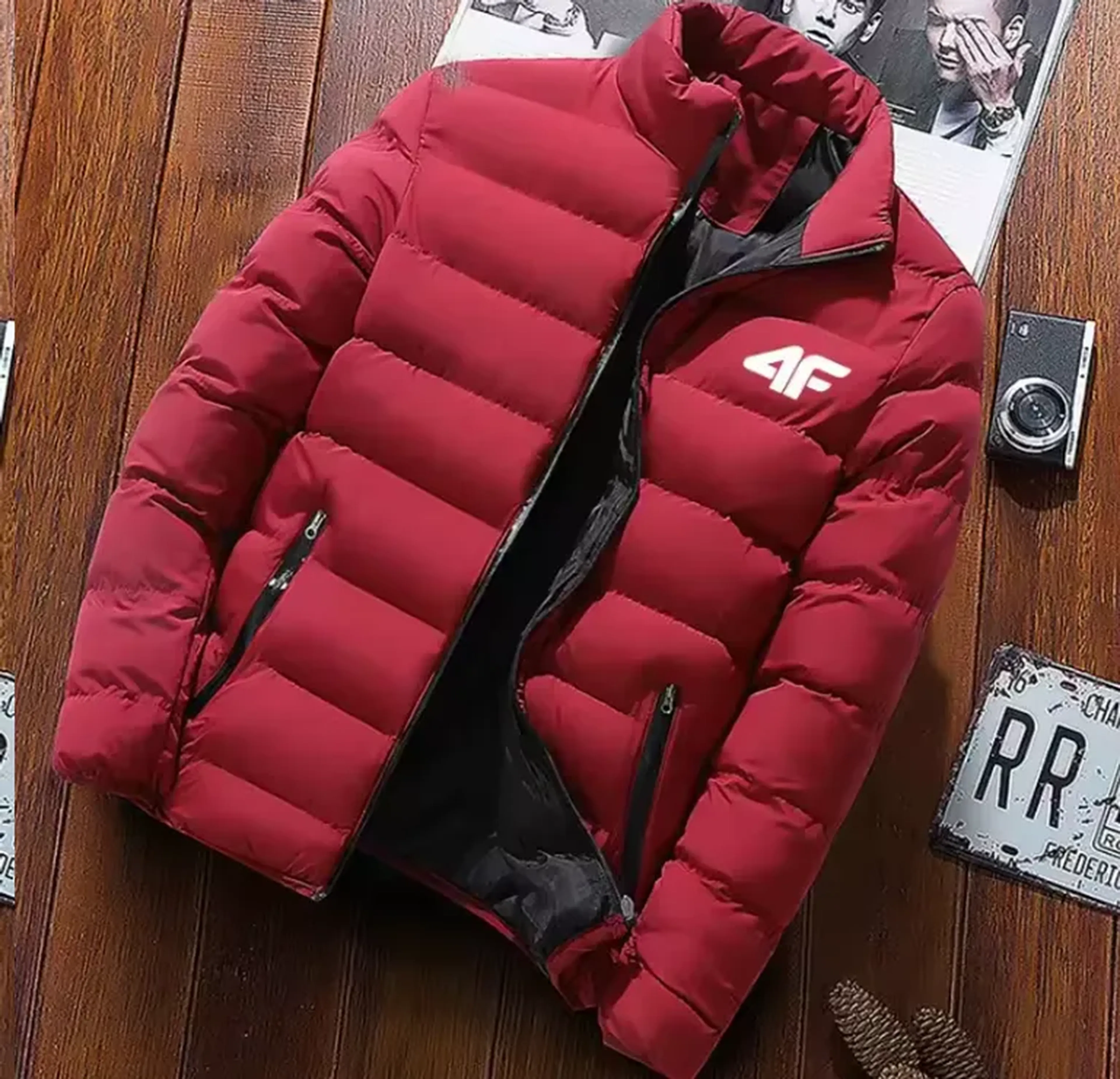Jaqueta casual masculina à prova dwindproof água blusão jaqueta imagem