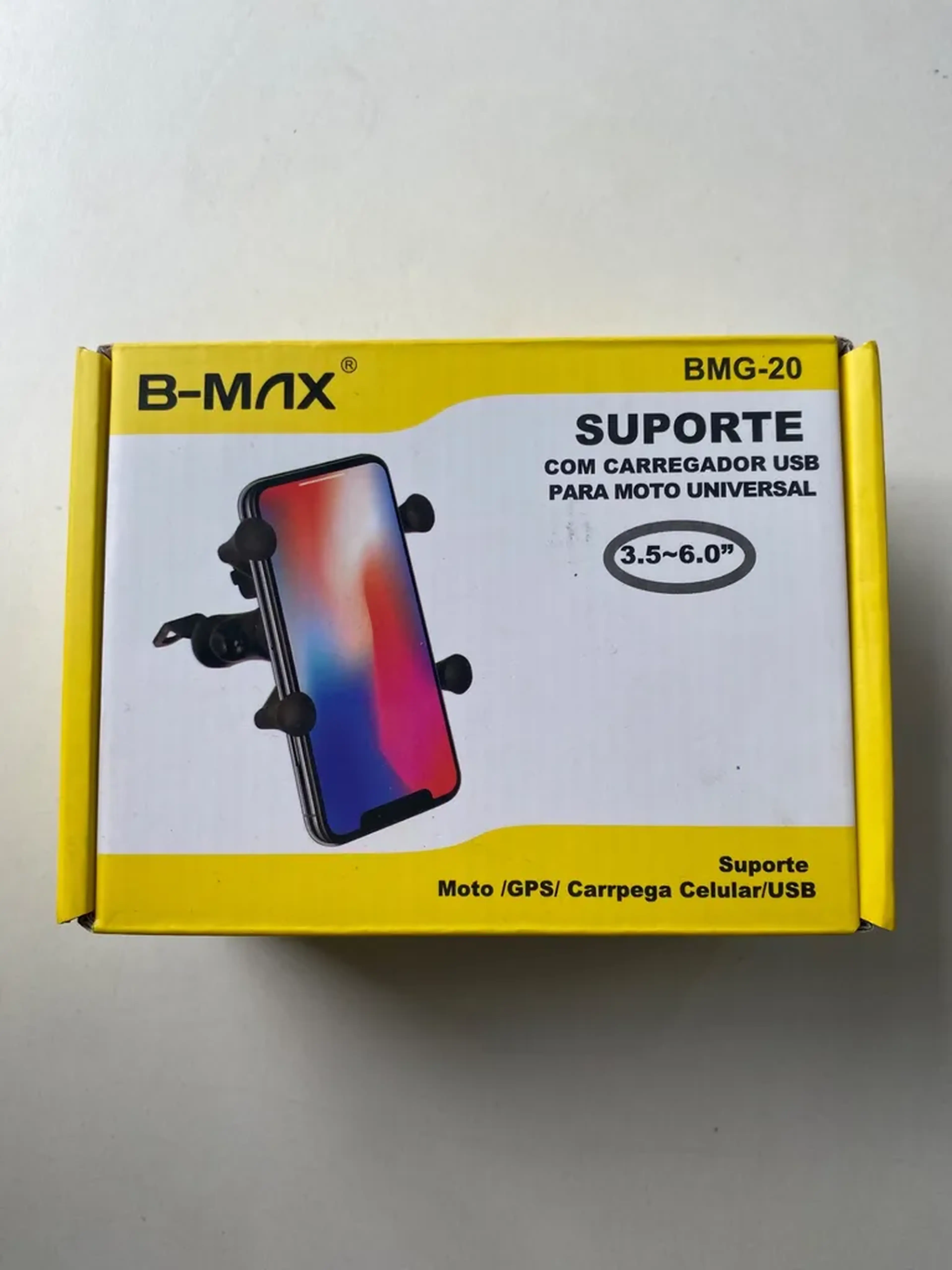Suporte moto com carregador imagem