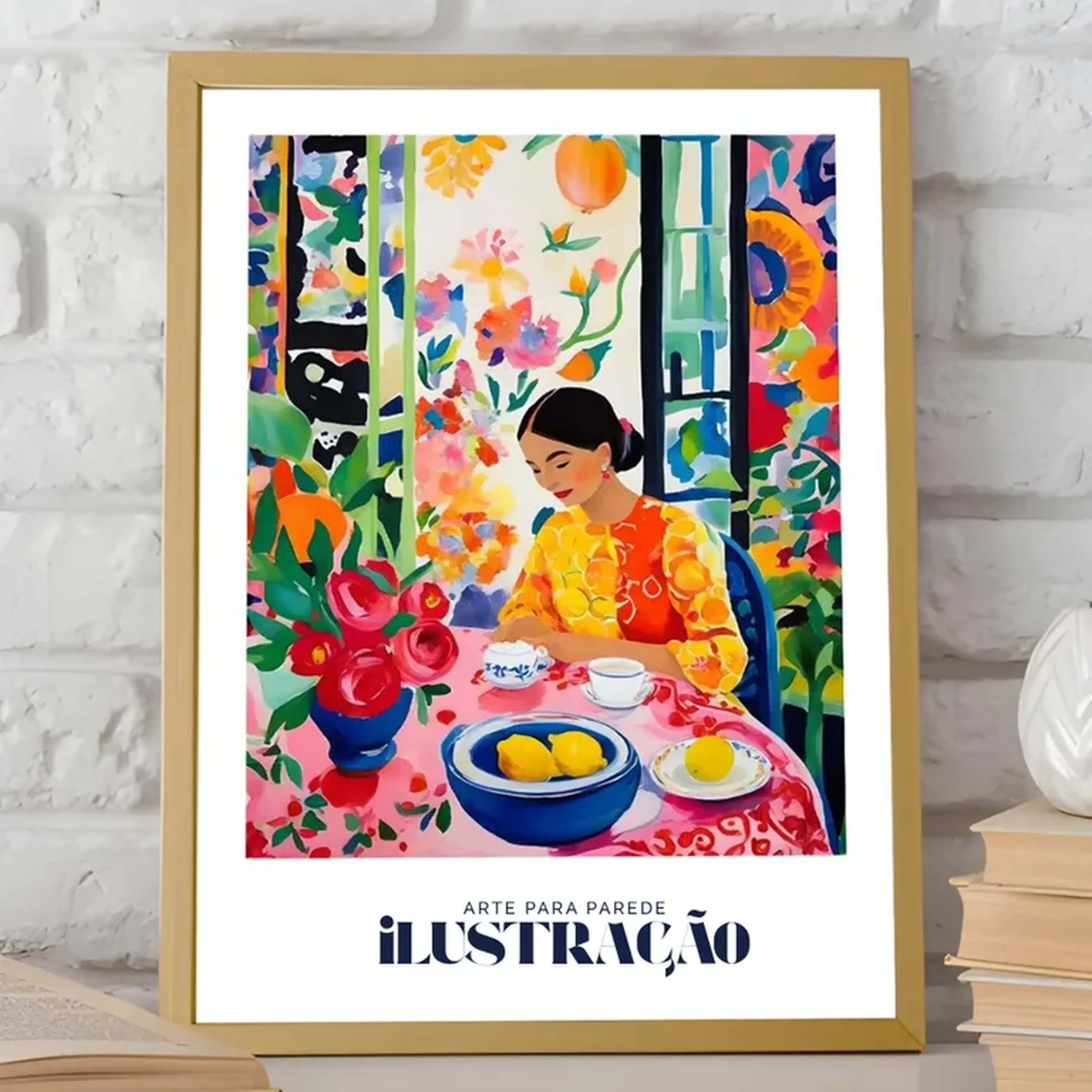 ILUSTRAÇÃO SENHORA DE LÁ MANHÃ imagem