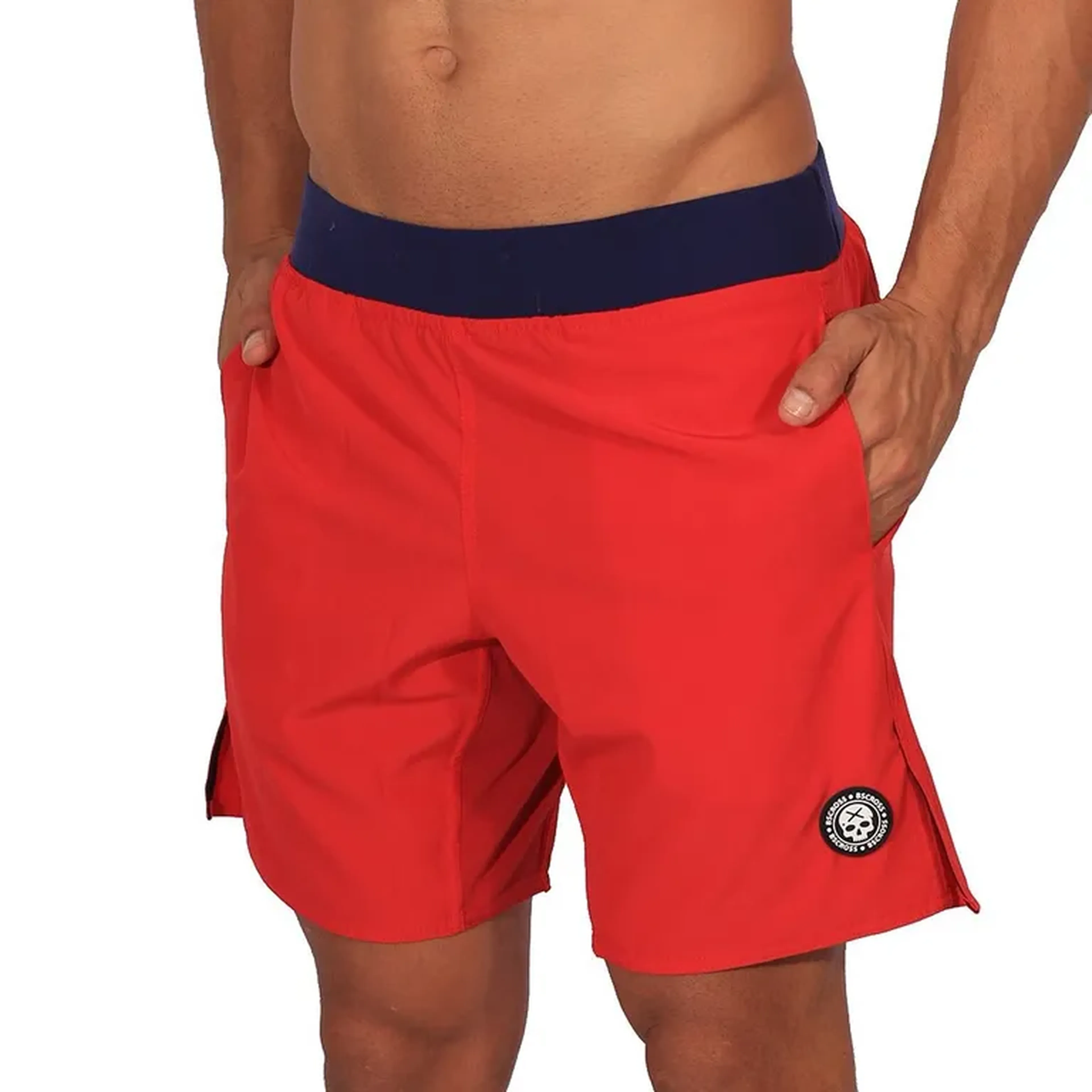 Short Masc. - Vermelho Marinho - BScross imagem