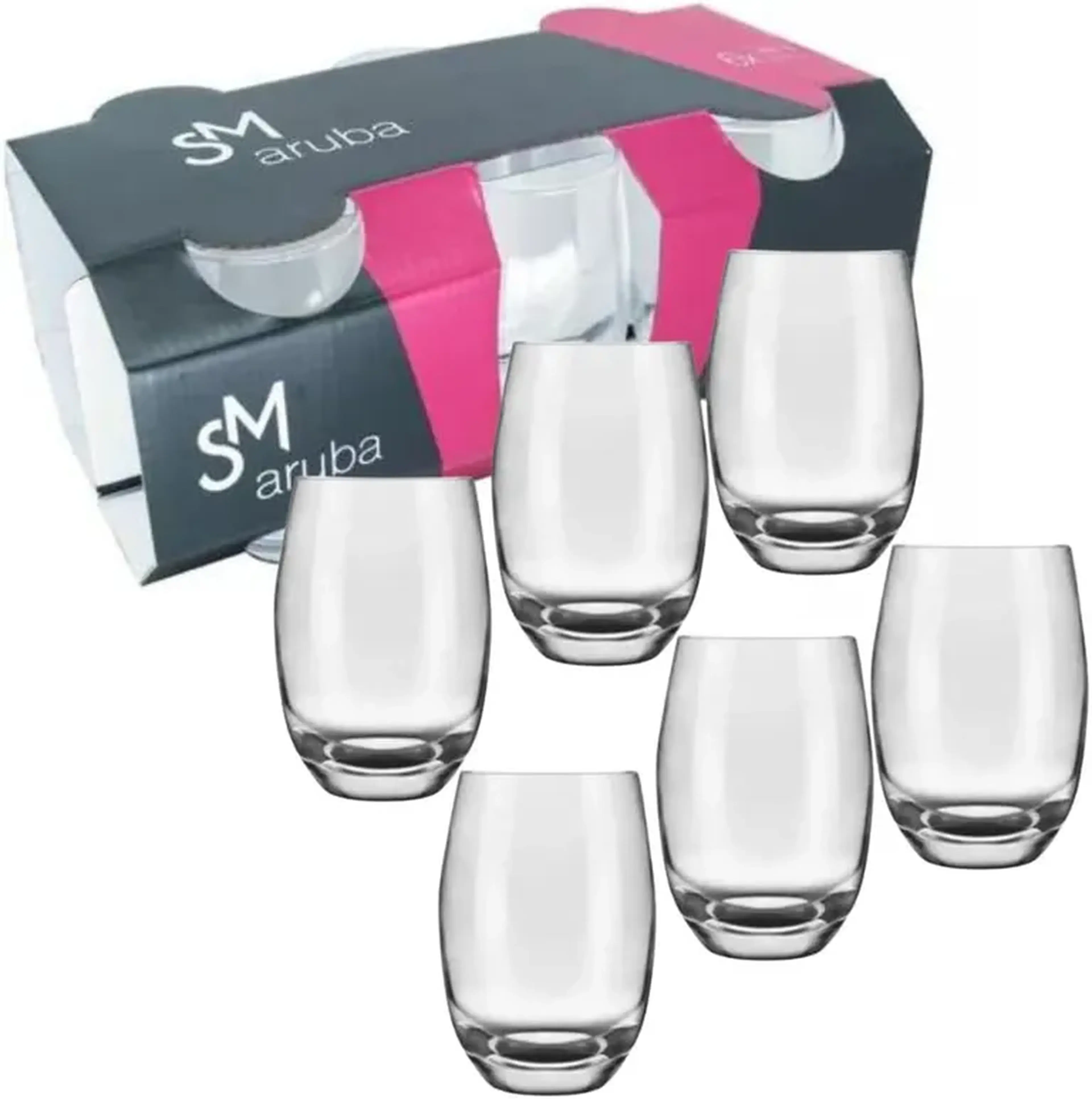 Jogo Copos sm Aruba Long Drink 465ml 6 Peças Nadir imagem