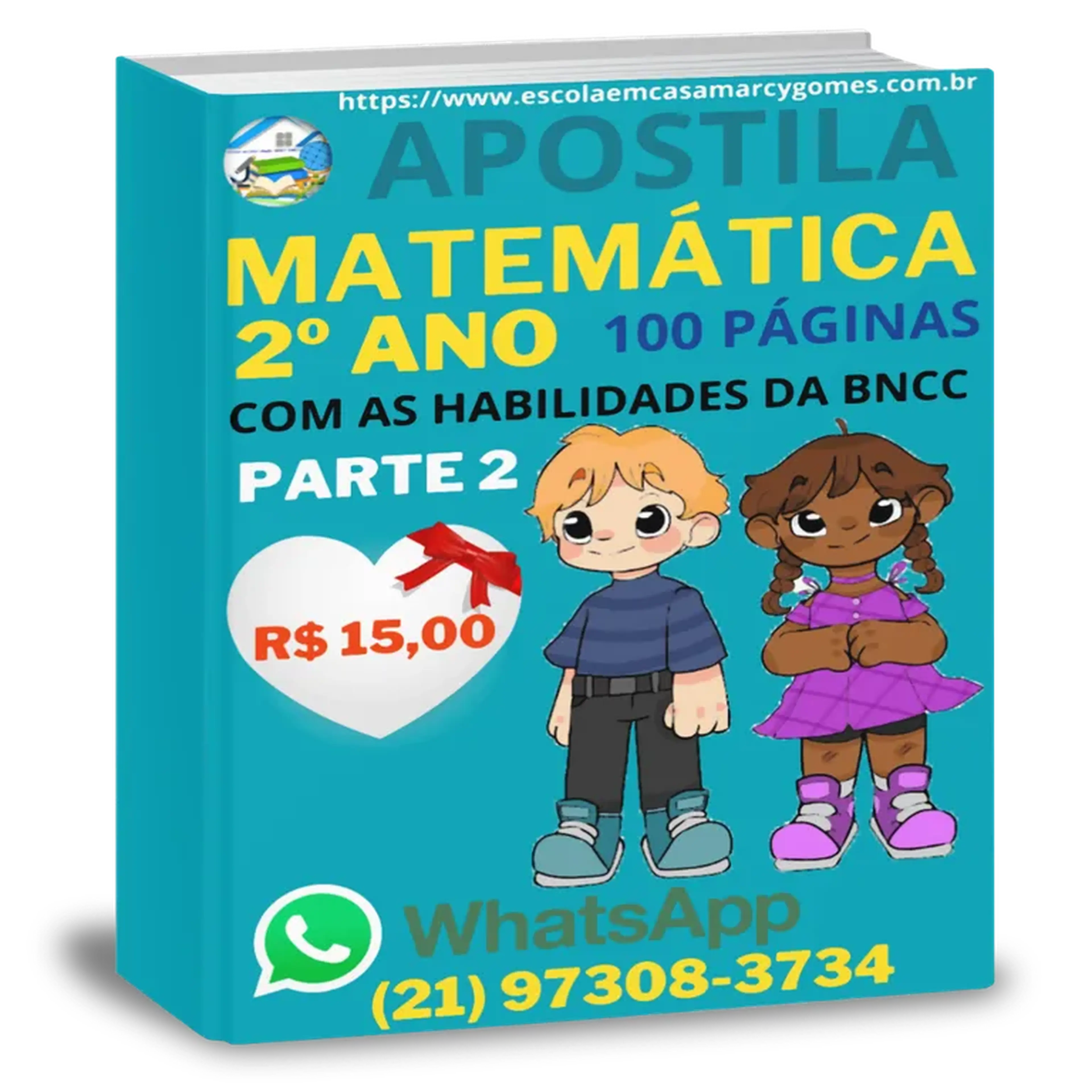 Apostila Matemática 2º Ano P2. 100pg. PDF imagem