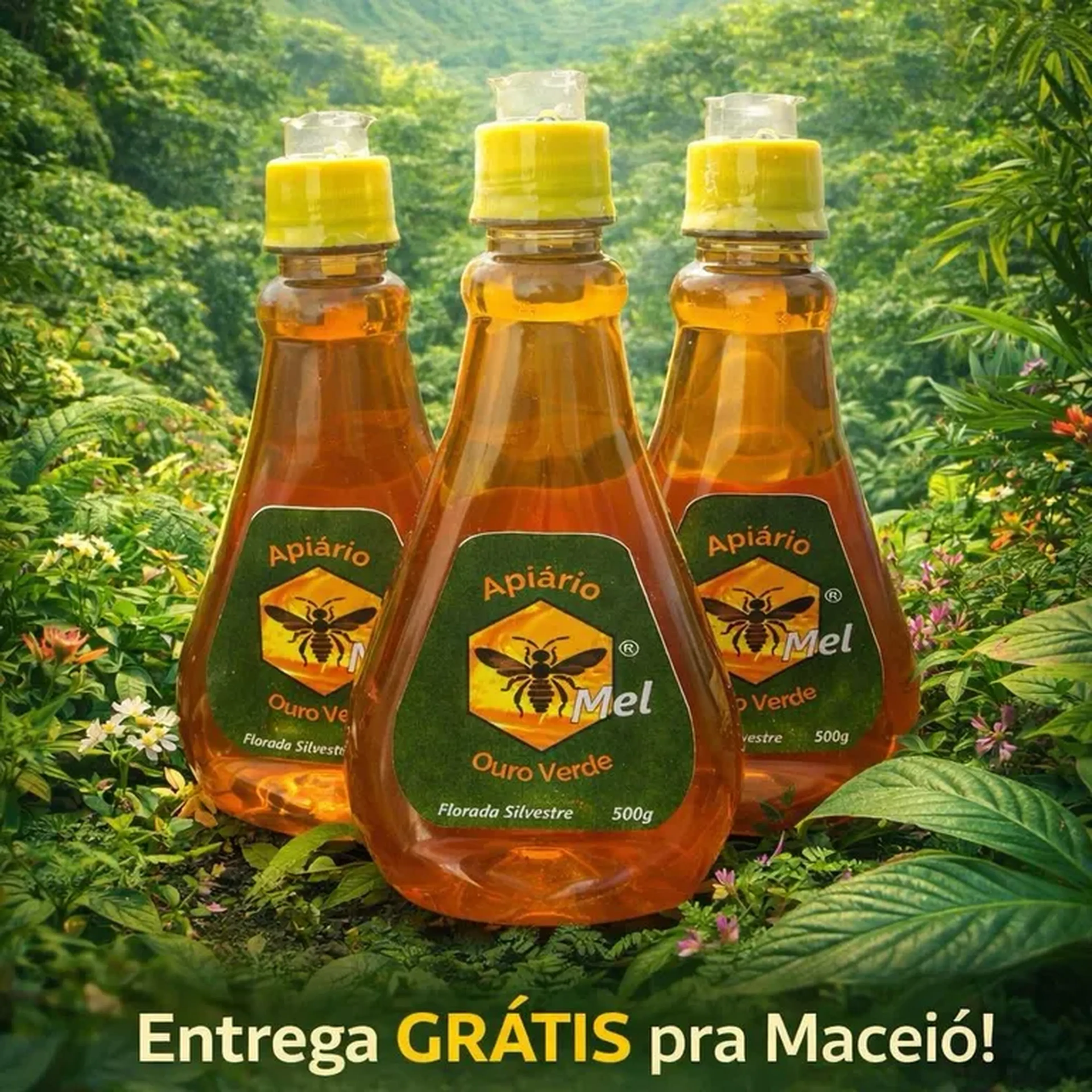 mel de abelha italiana 500g imagem