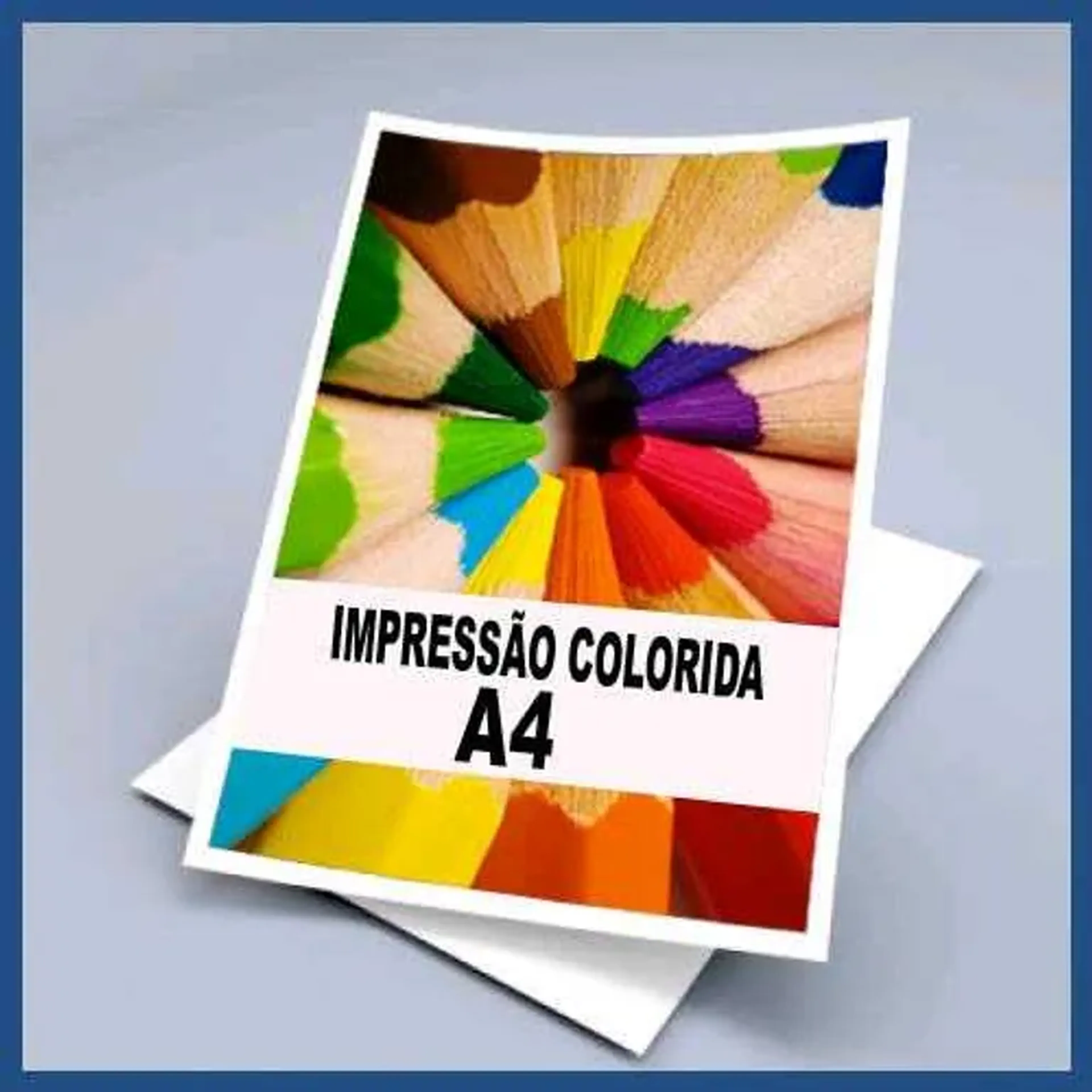 impressão colorida A4 imagem