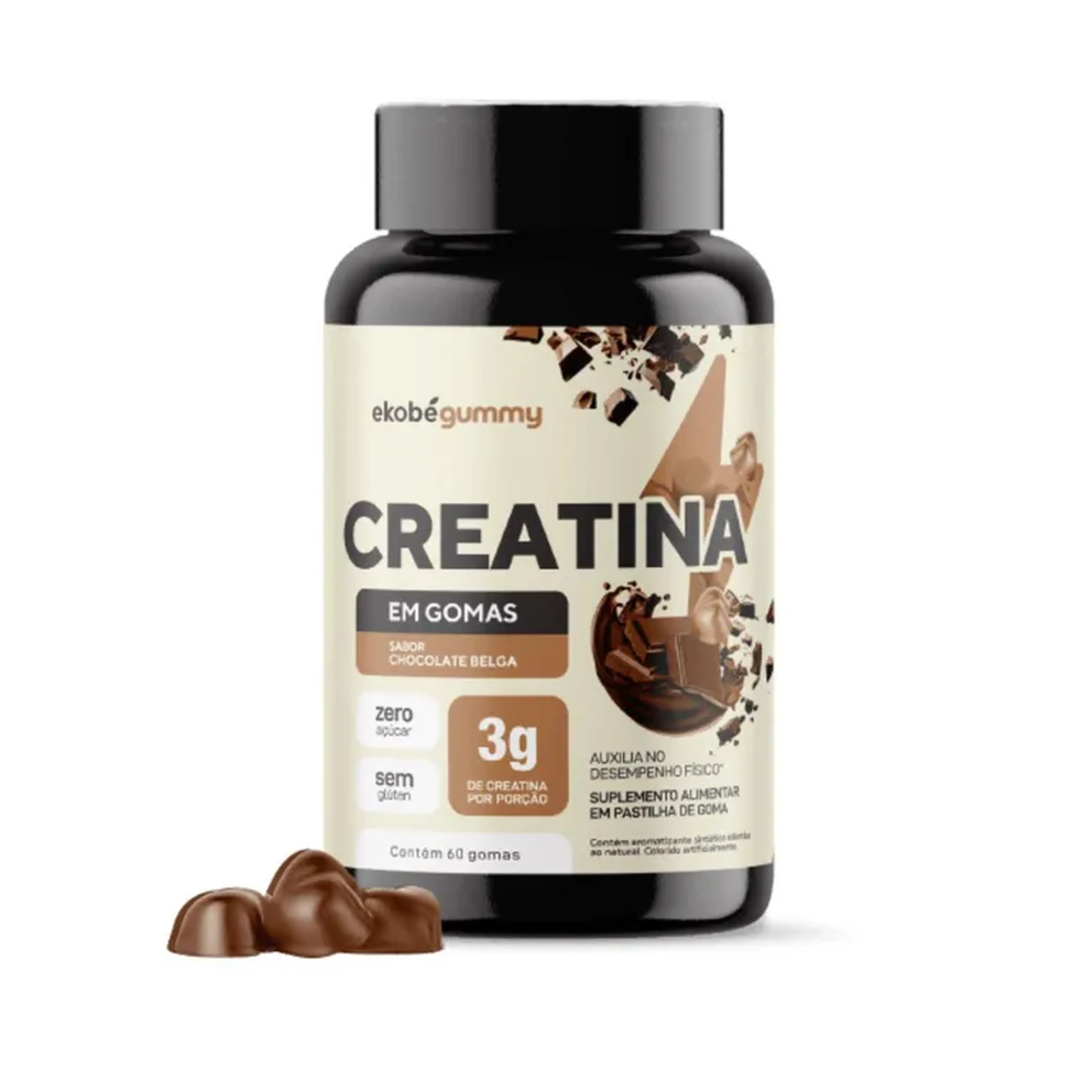 Creatina Gummy (Chocolate Belga) imagem