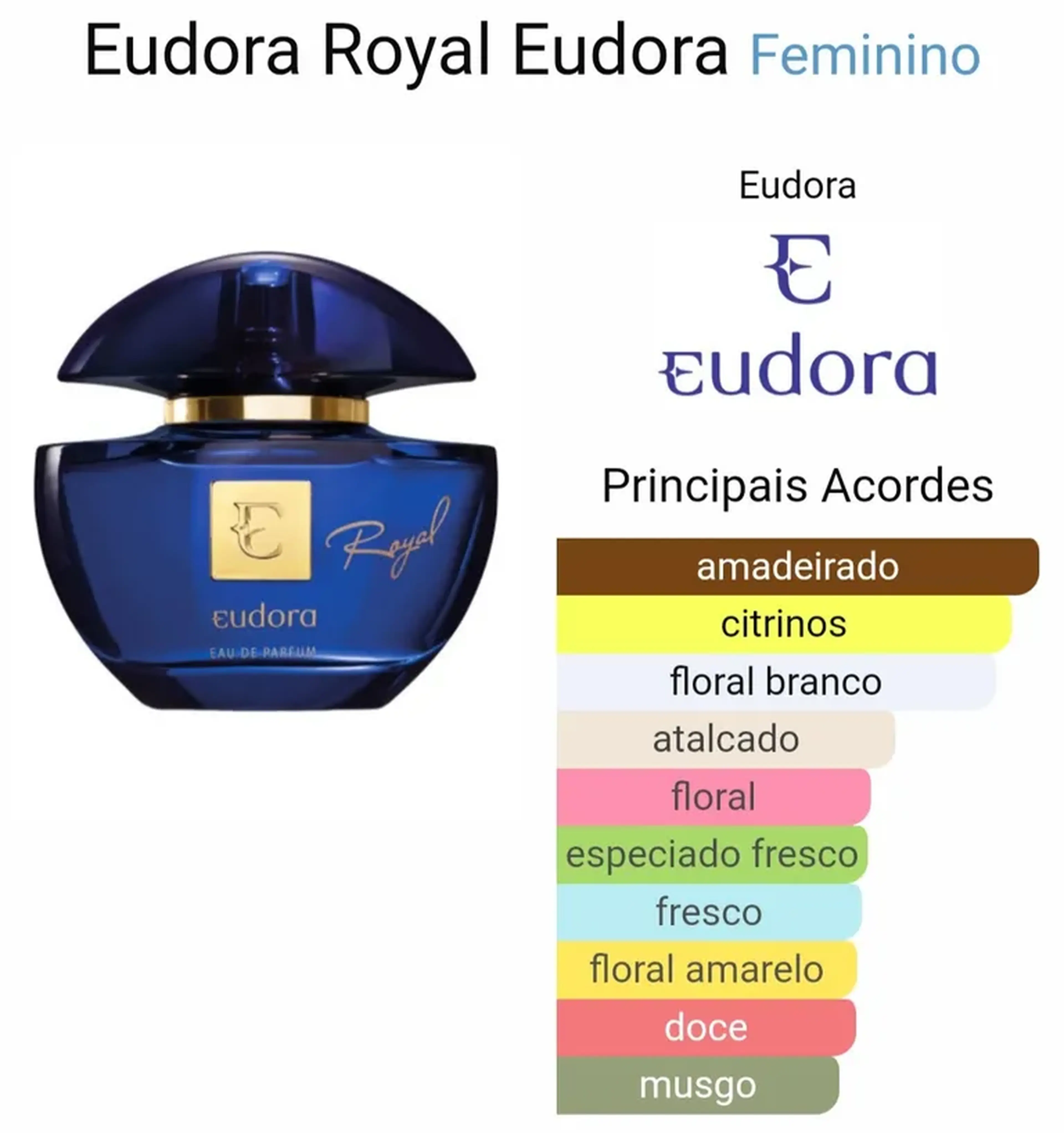 EUDORA ROYAL EUA PARFUM imagem