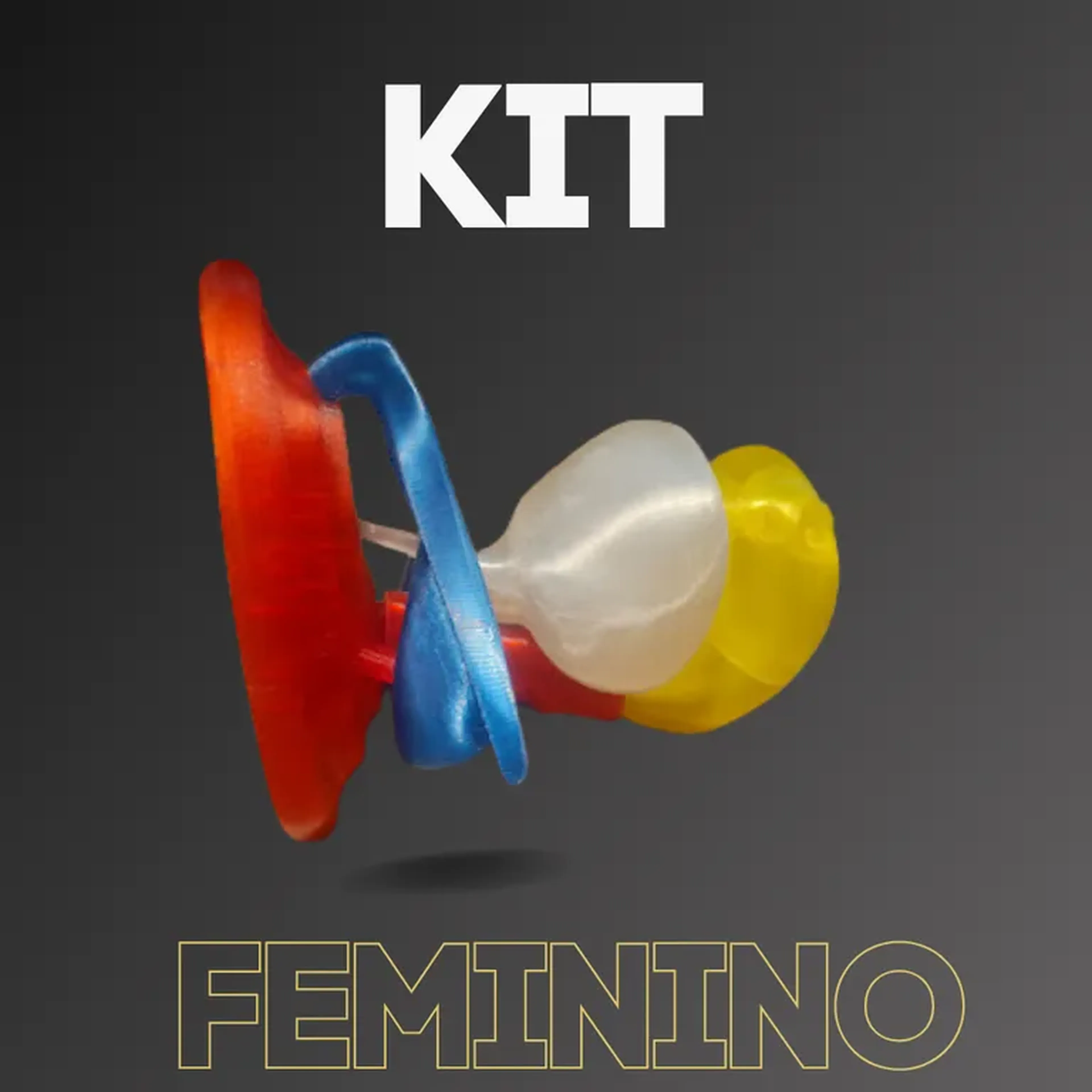 KIT ANATOMICO FEMININO P ( 10cm ) imagem