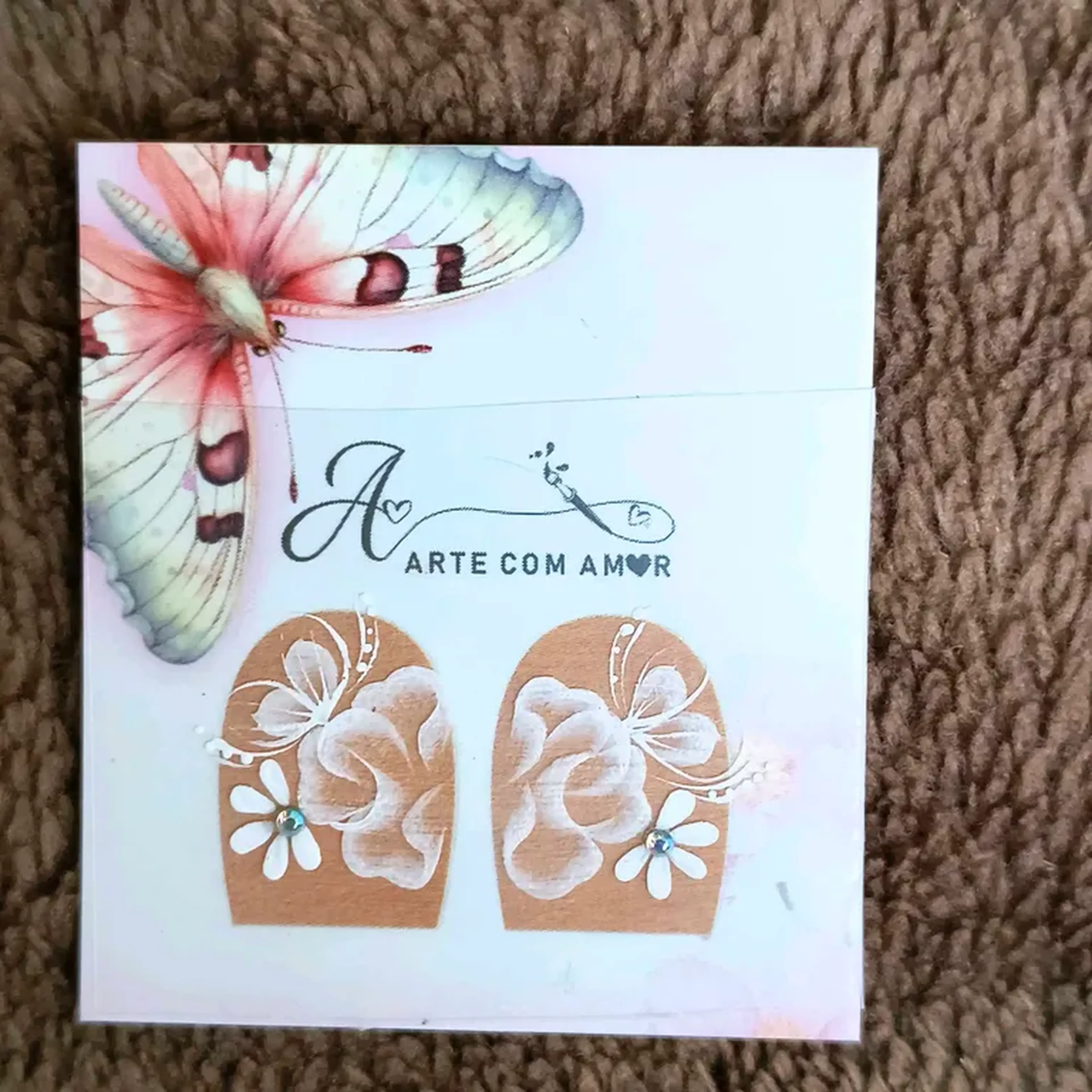 Filha única flores brancas imagem