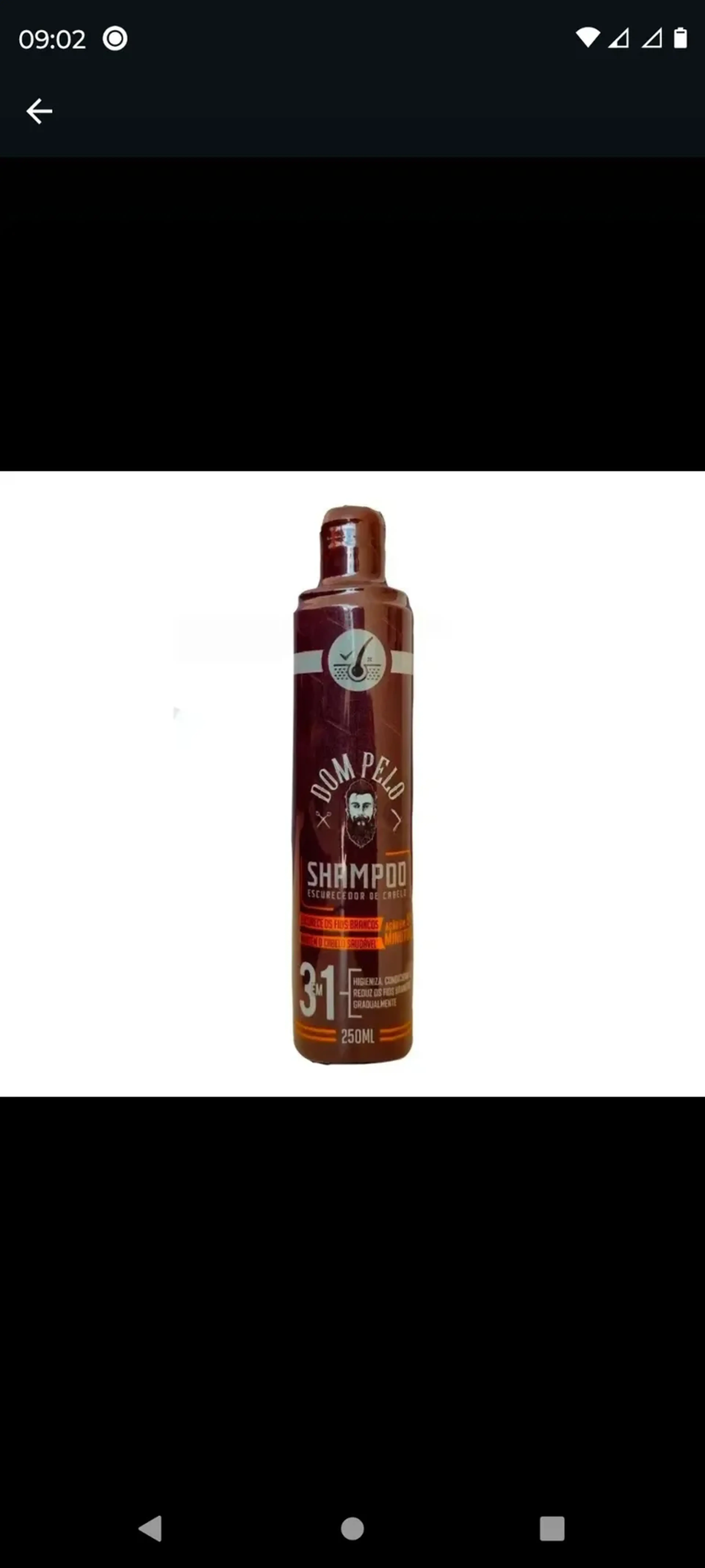 Shampoo escurecedor imagem