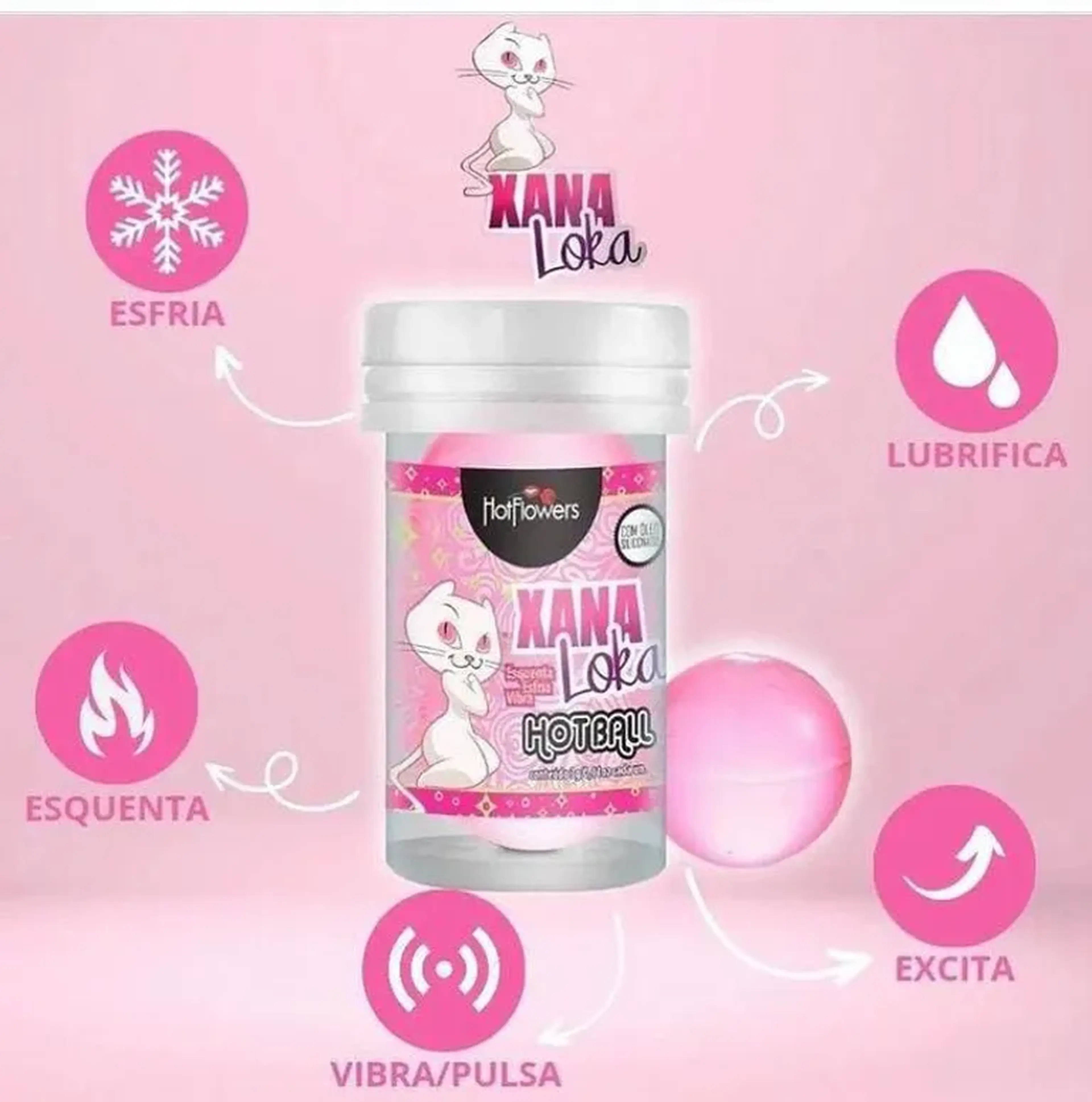 Bolinha explosiva Xana loka imagem