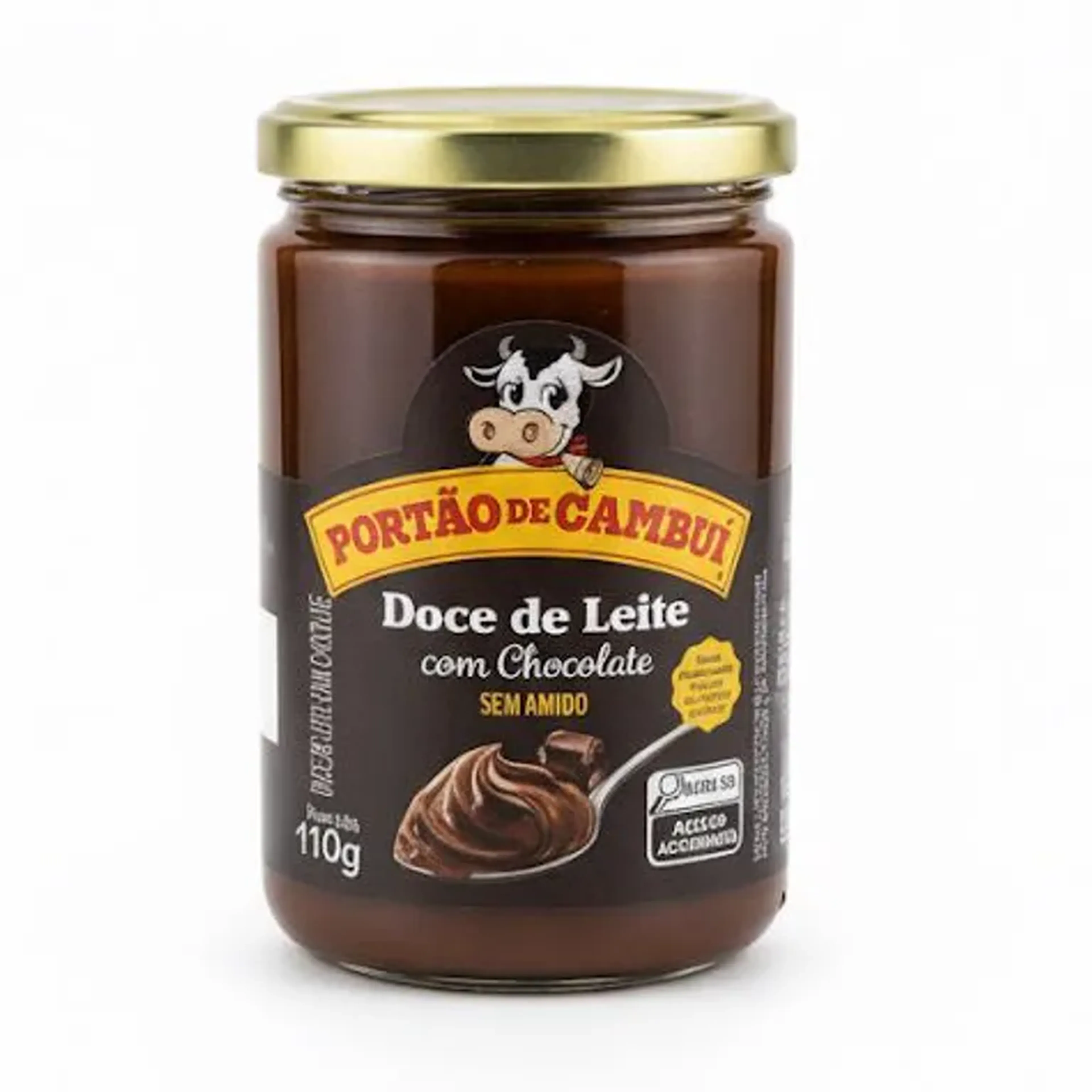 Doce de leite cremoso com chocolate imagem