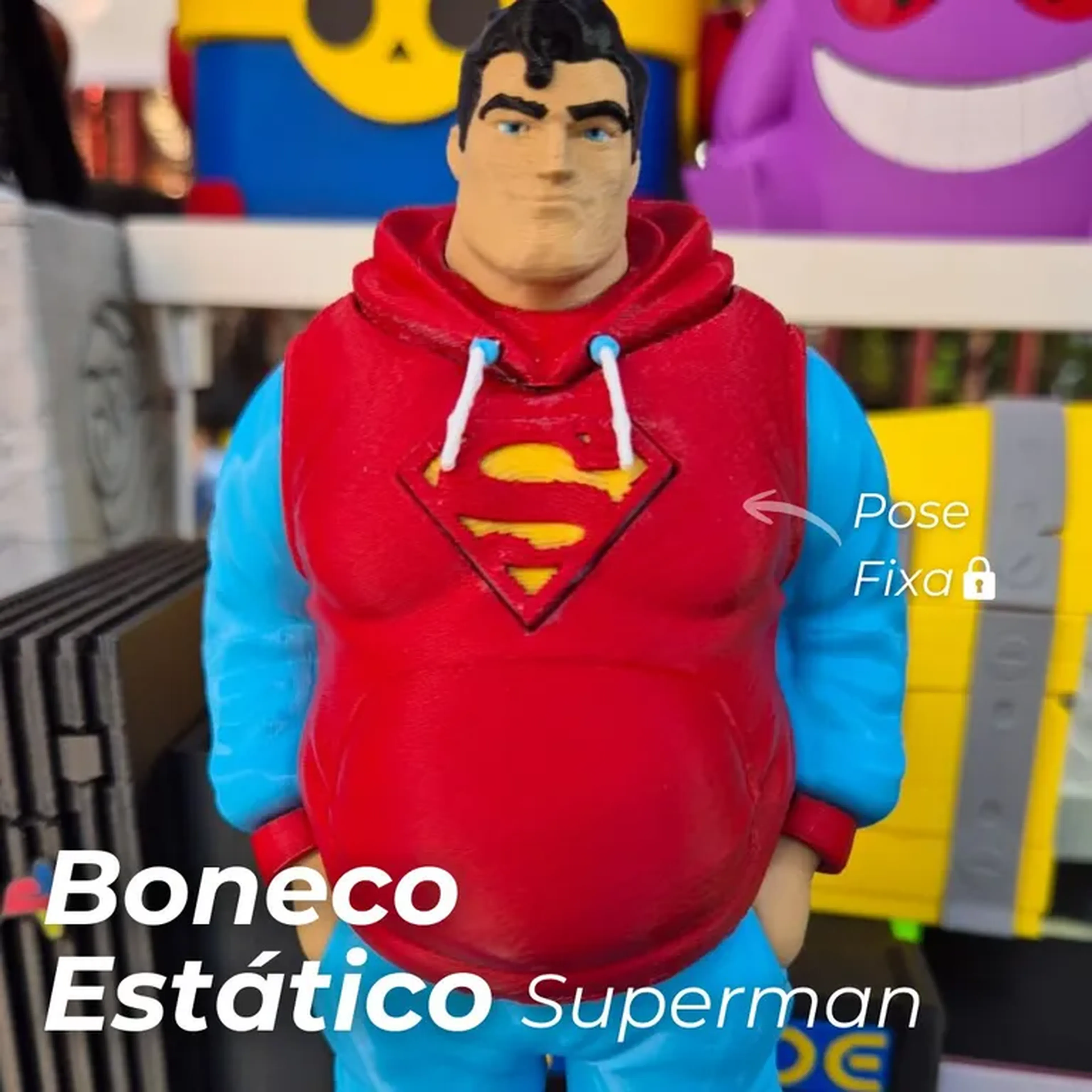 Boneco Superman Fofinho imagem