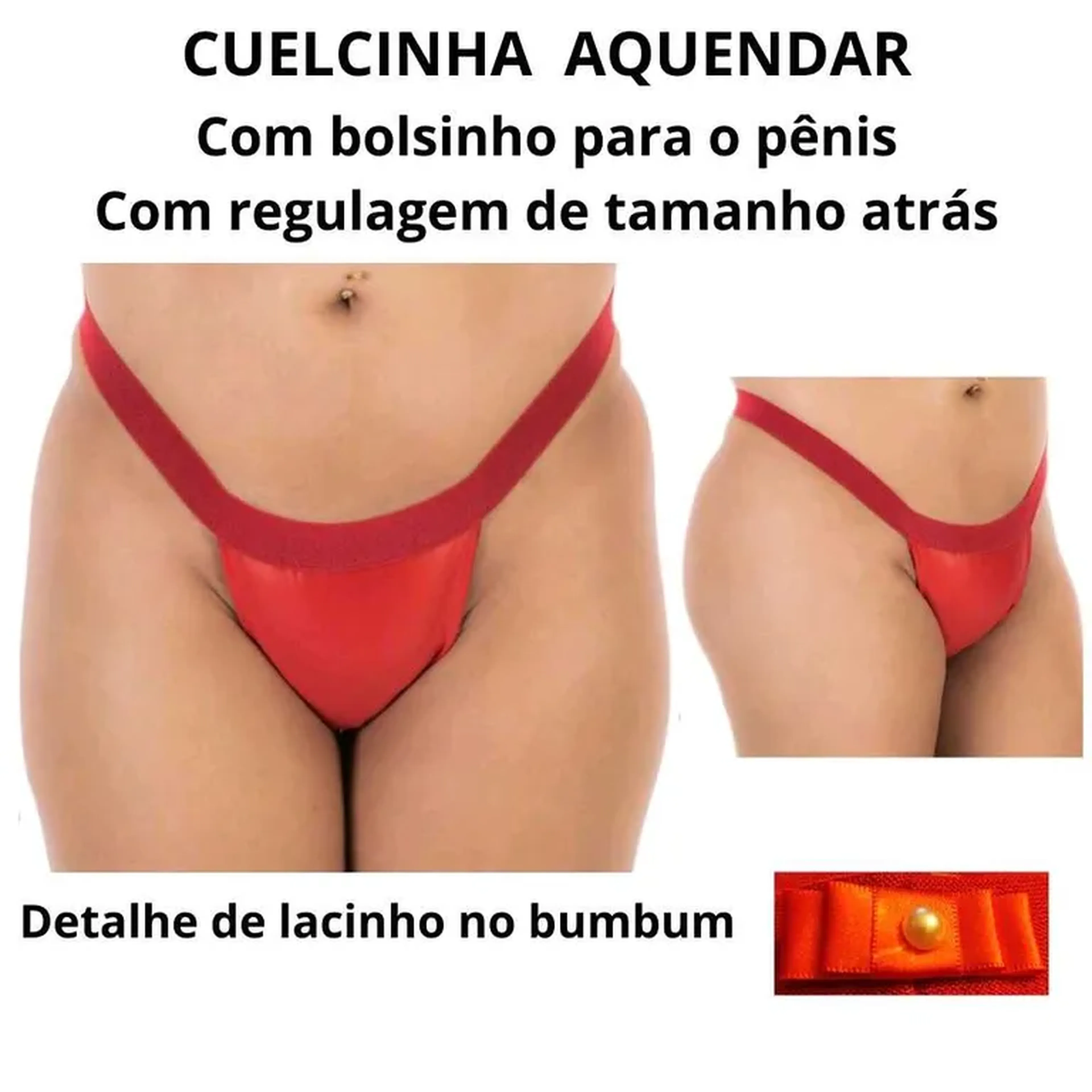Cuelcinha Aquendar com regulagem atrás imagem