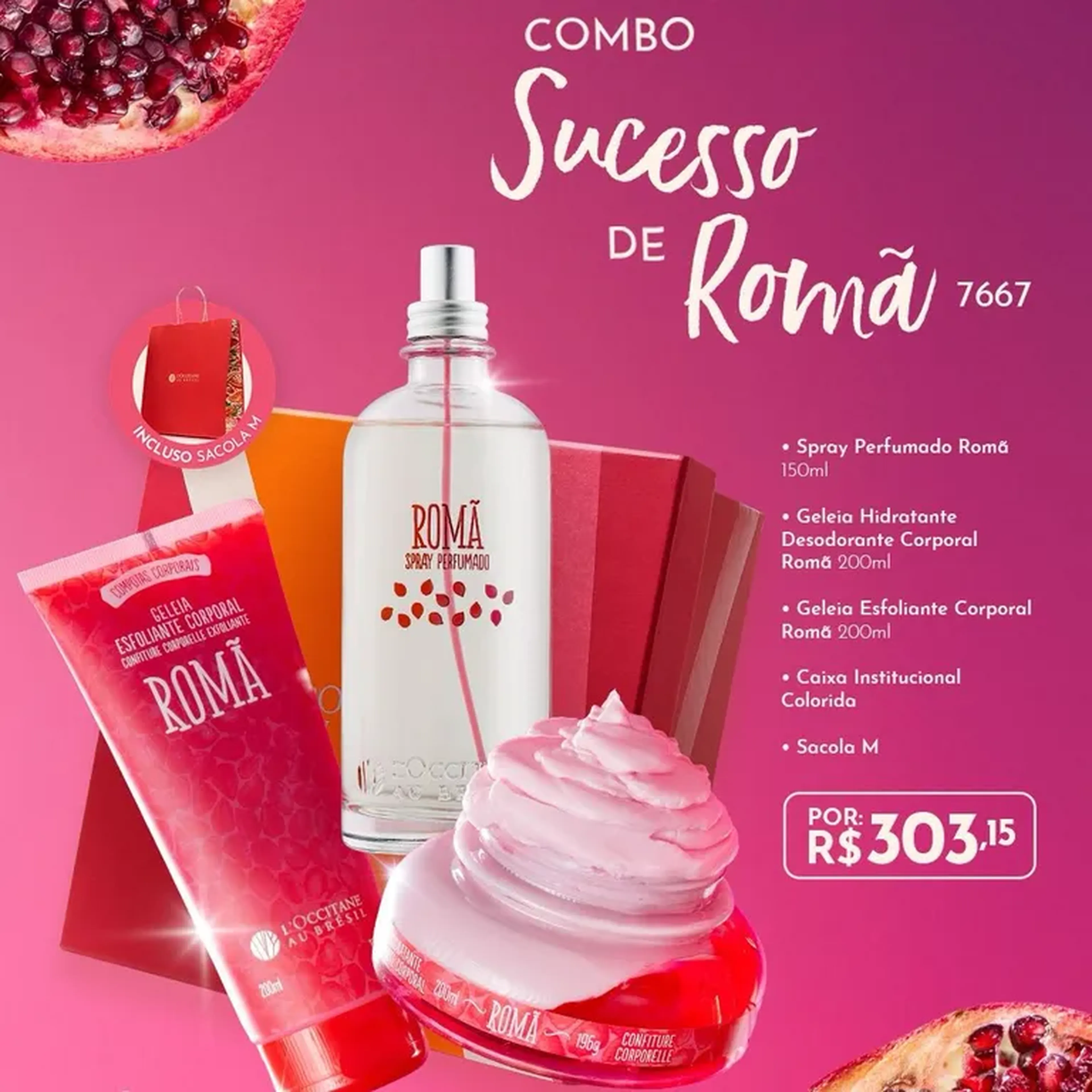 Combo Sucesso de Romã imagem