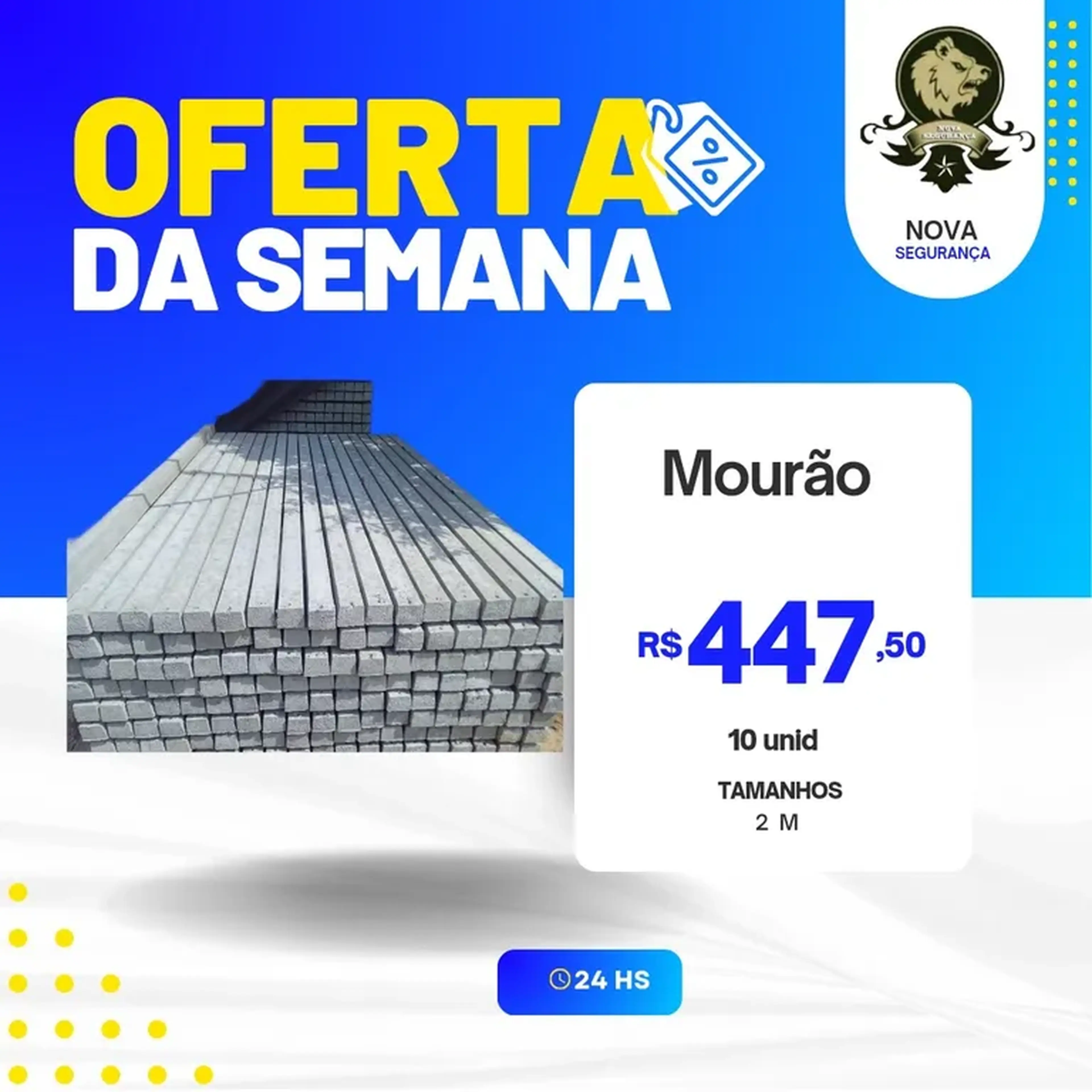 Mourões Mourão de Concreto Fábrica imagem