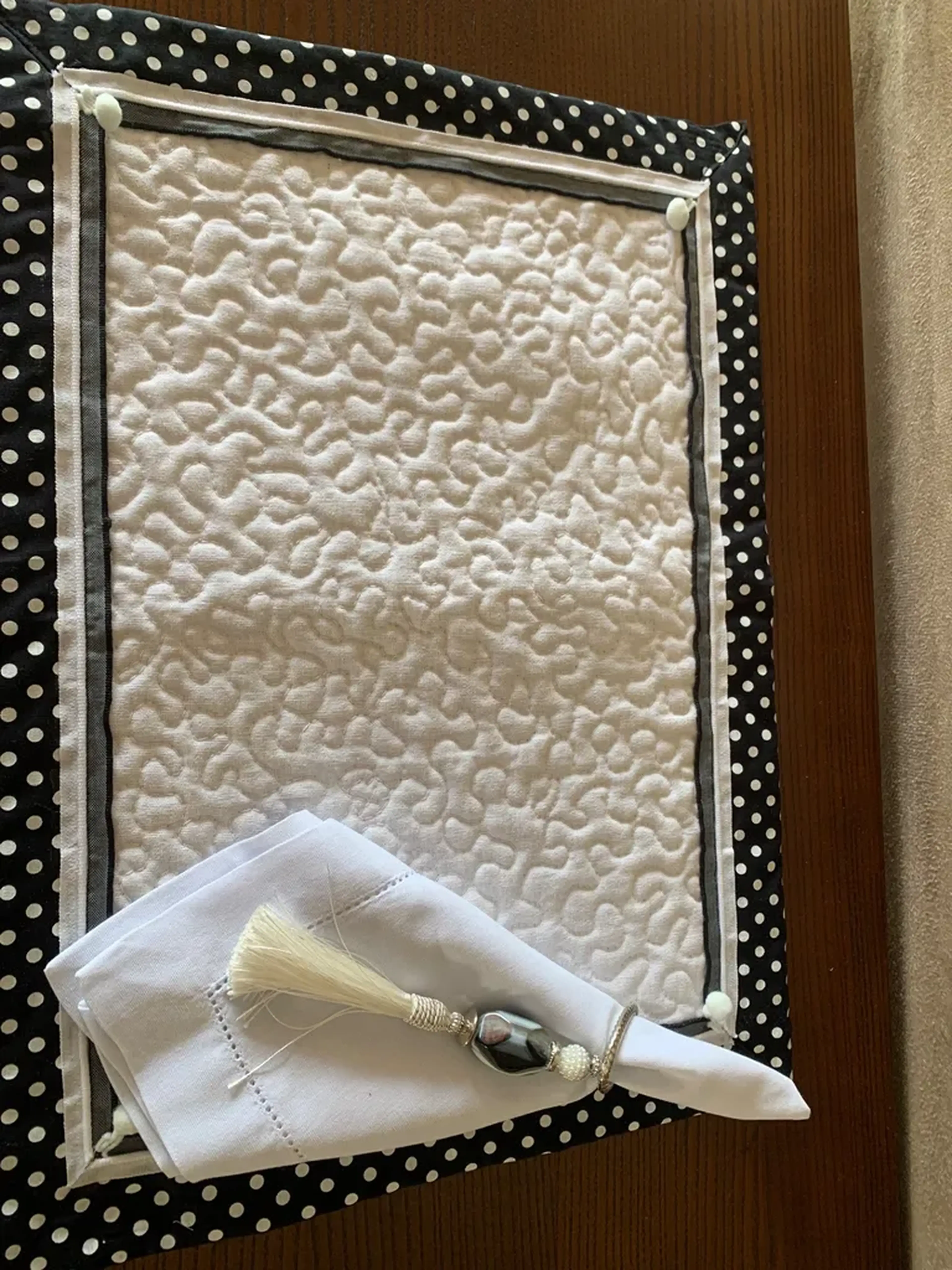 Kit de lugar americano dupla face coleção clássica imagem