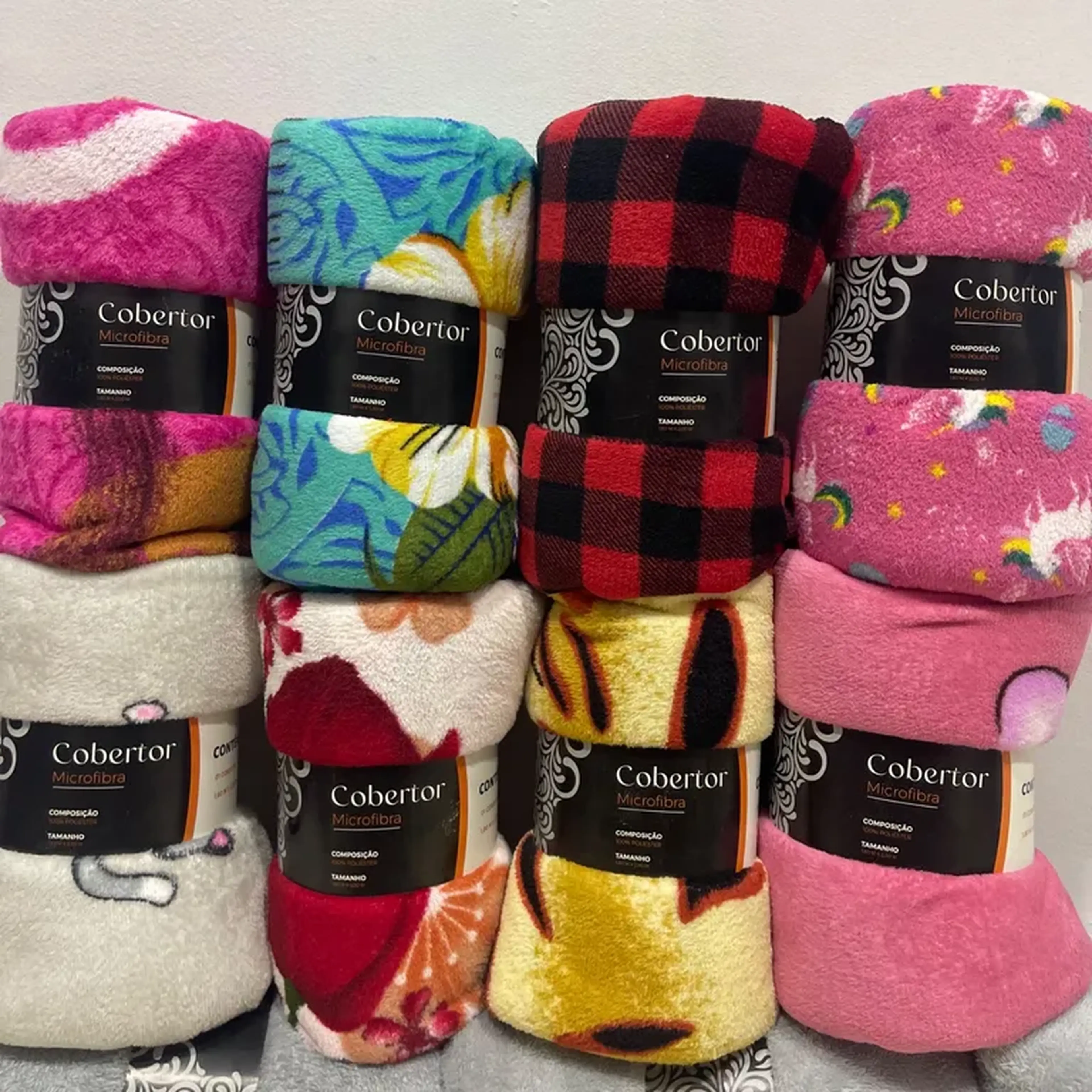 COBERTOR MICROFIBRA ESTAMPADO 1 UND imagem