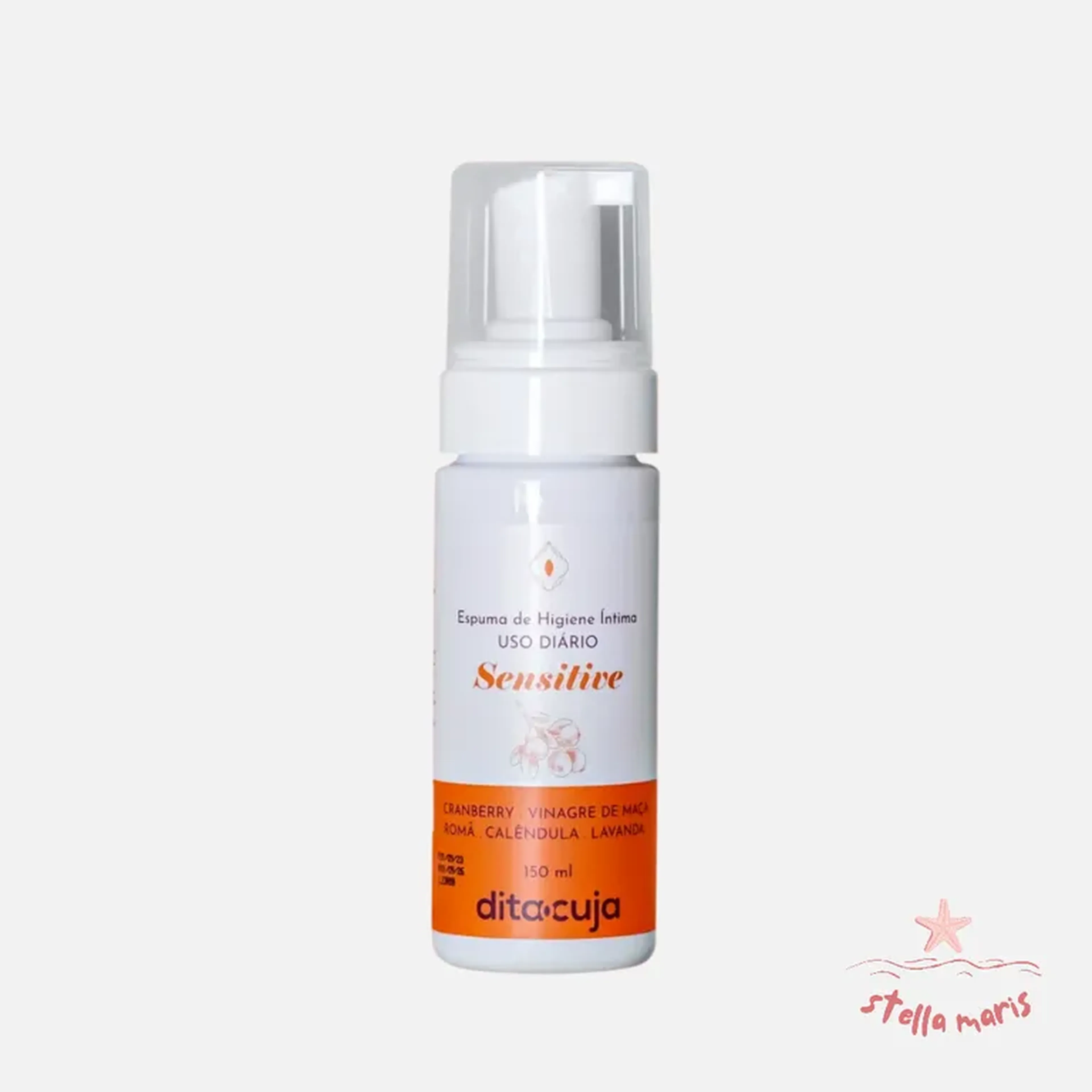Dita Cuja Sensitive - Espuma de Higiene Íntima 150 imagem