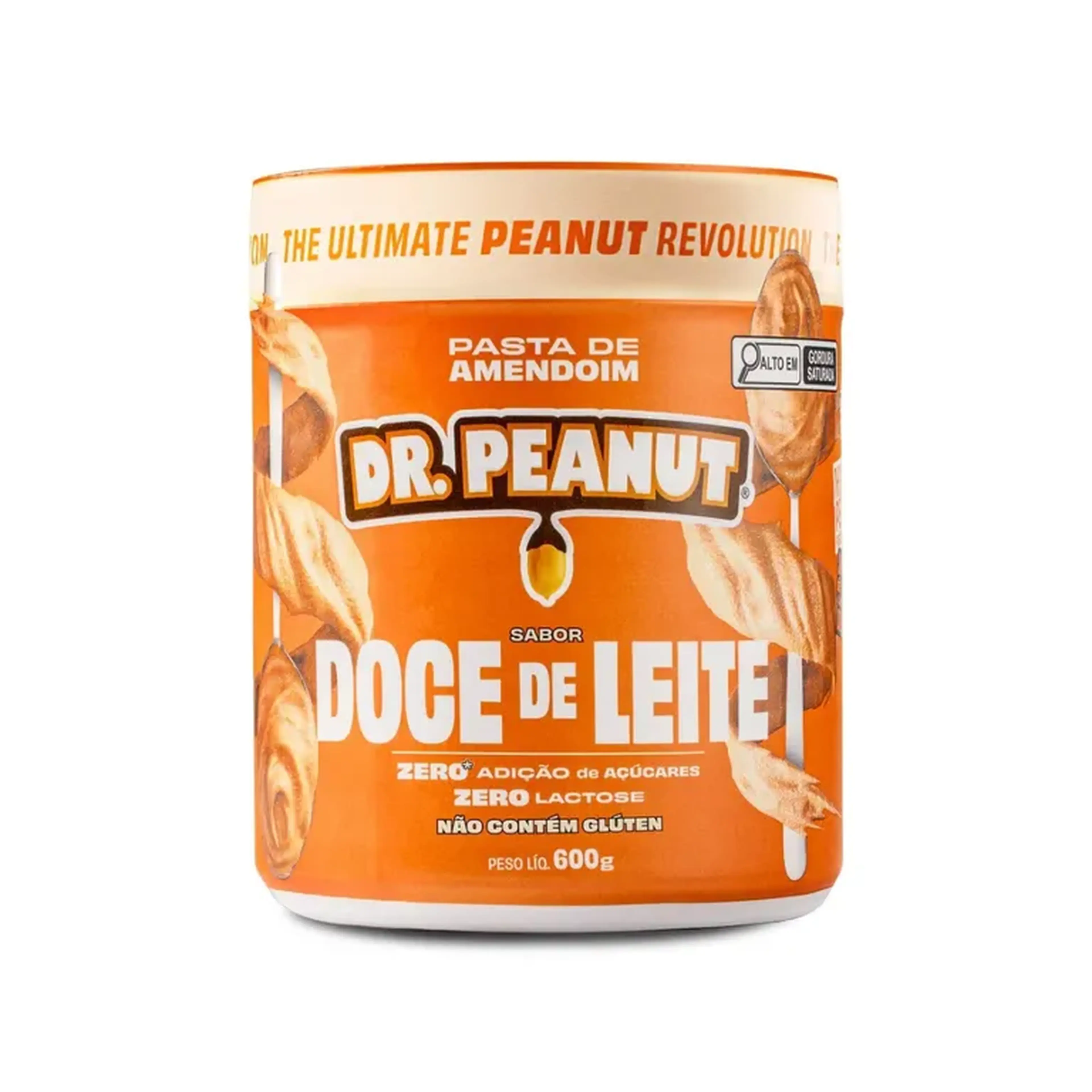 Pasta de Amendoim 600g DOCE DE LEITE - DR PEANUT imagem