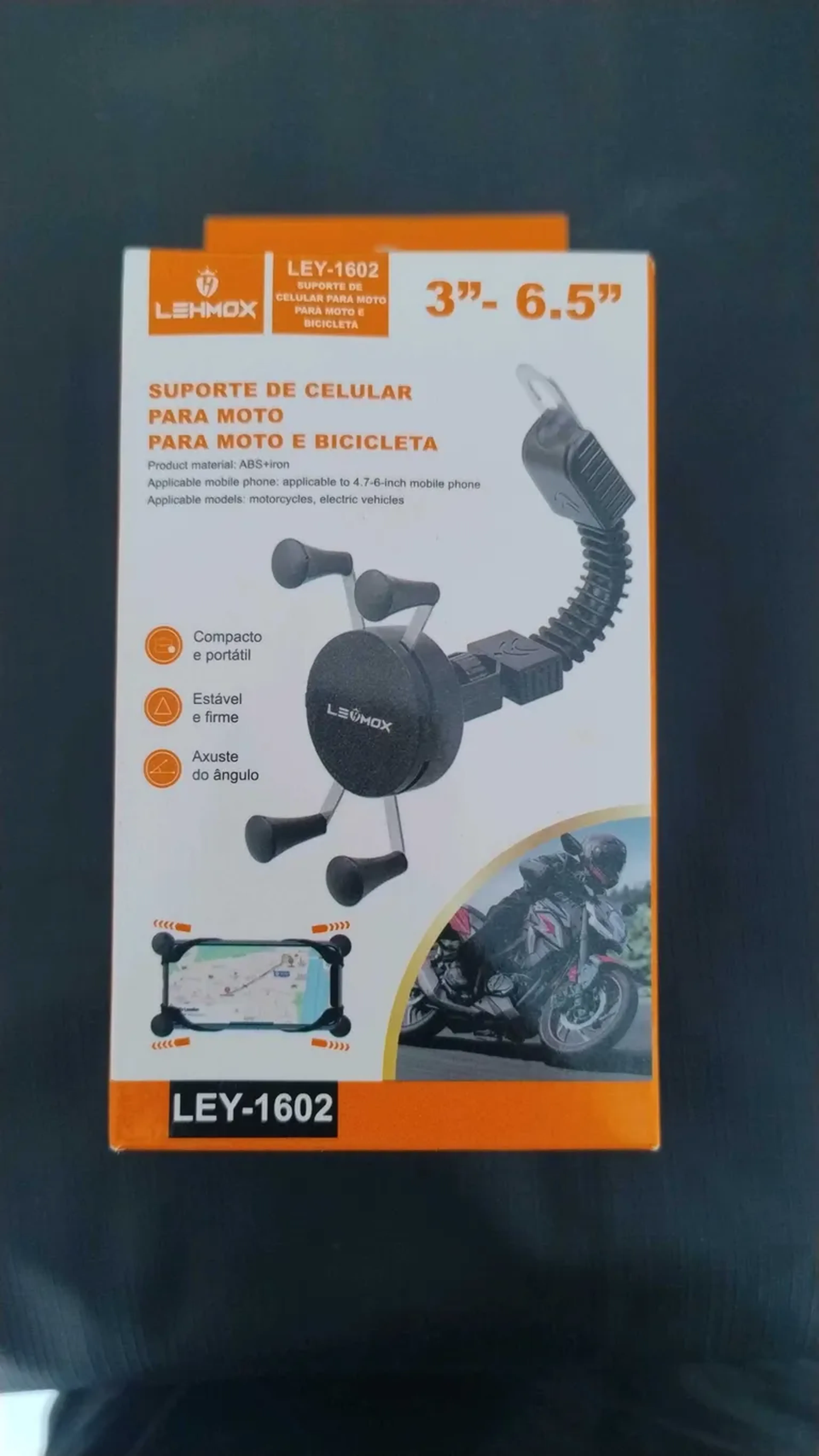 Suporte de Celular para Moto e Bicicleta imagem