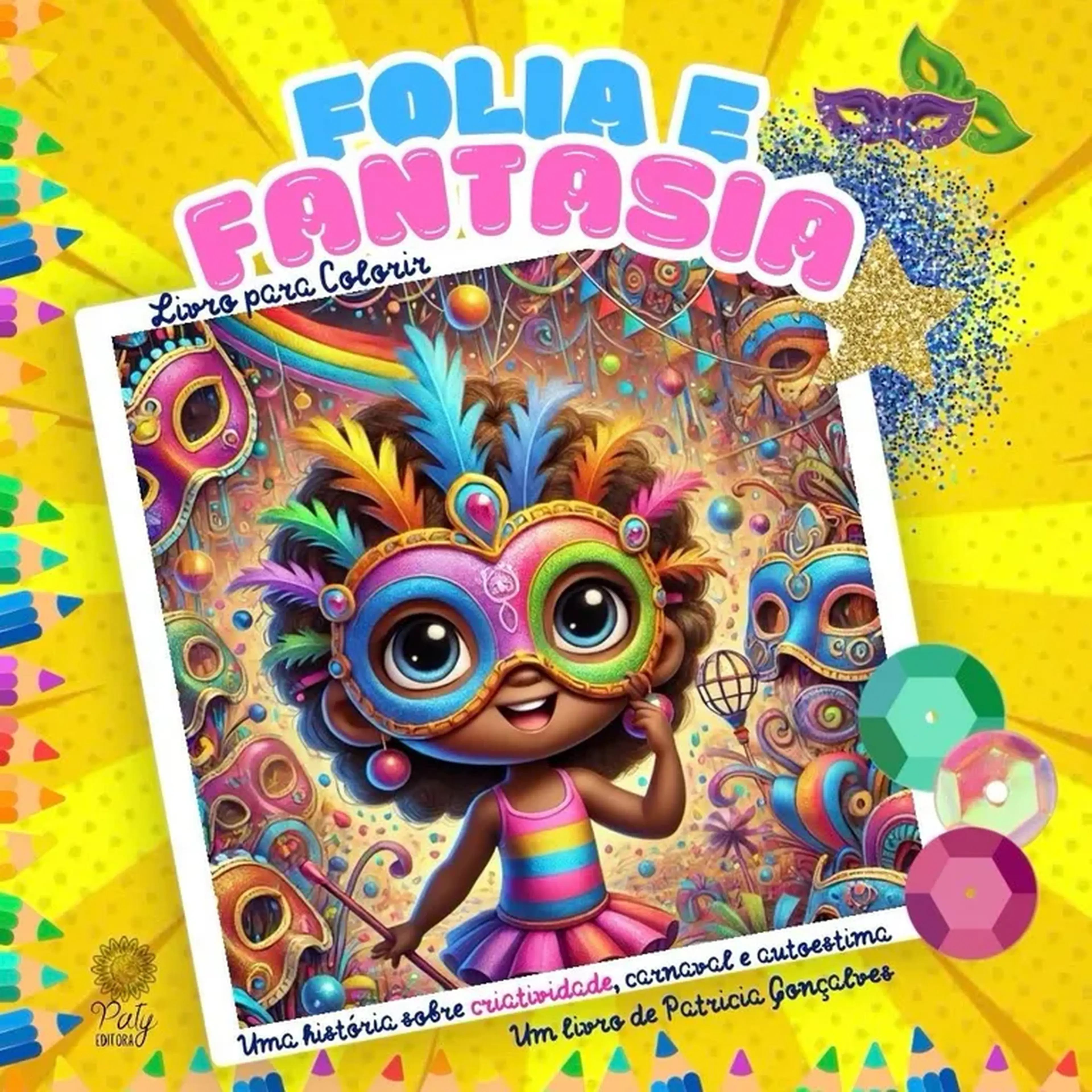 Folia e Fantasia 💎Frete Grátis BR imagem