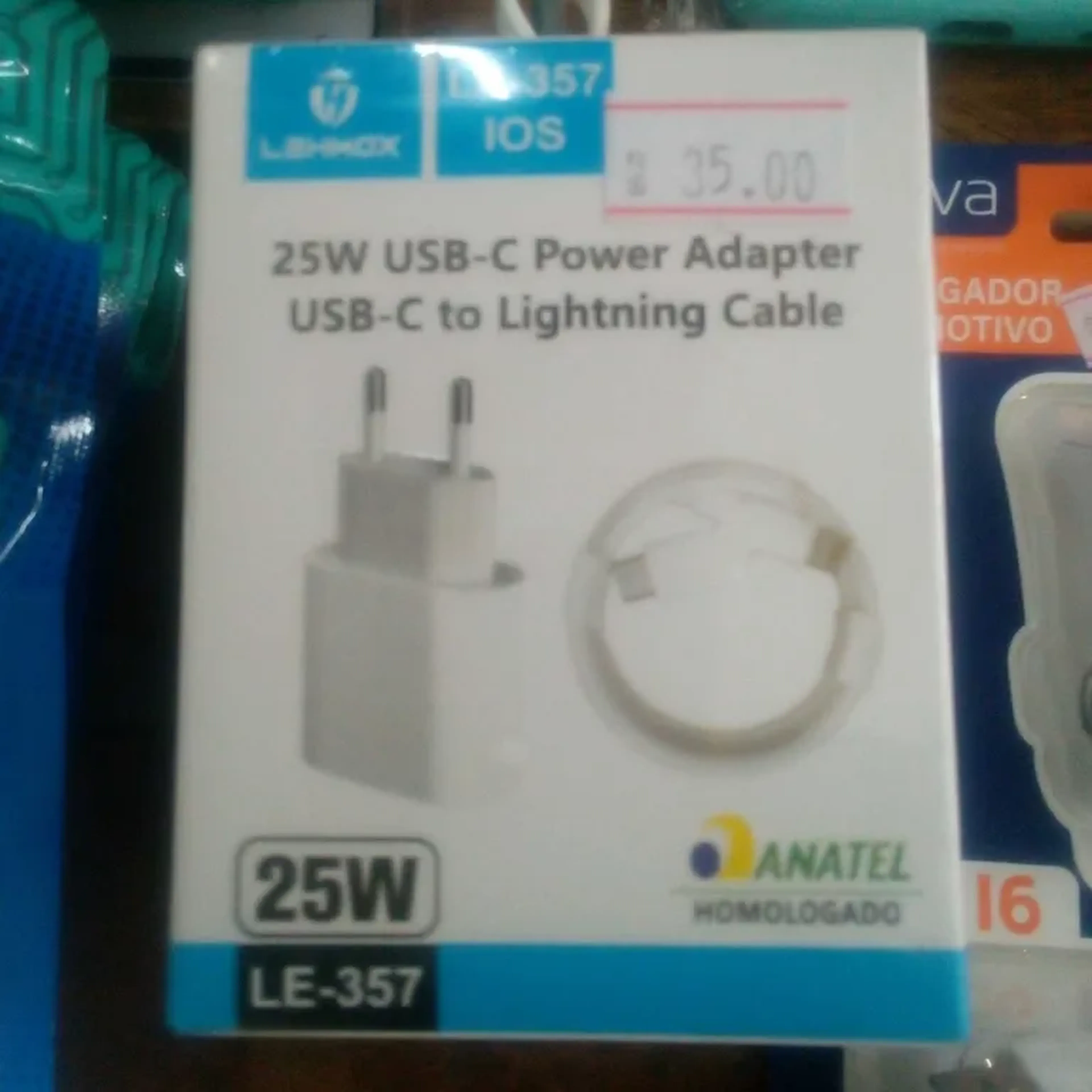 Adaptador de Energia USB-C 25W imagem