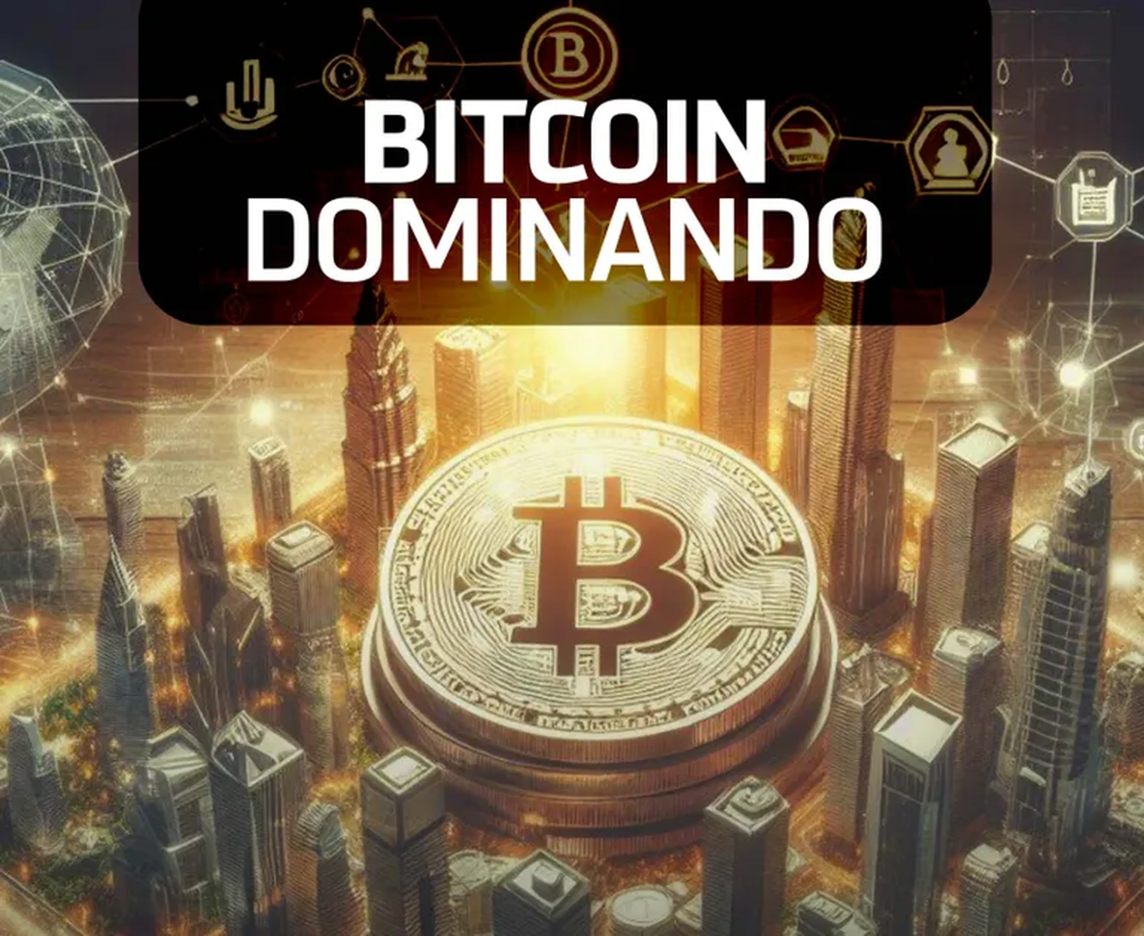 Bitcoin dominado imagem