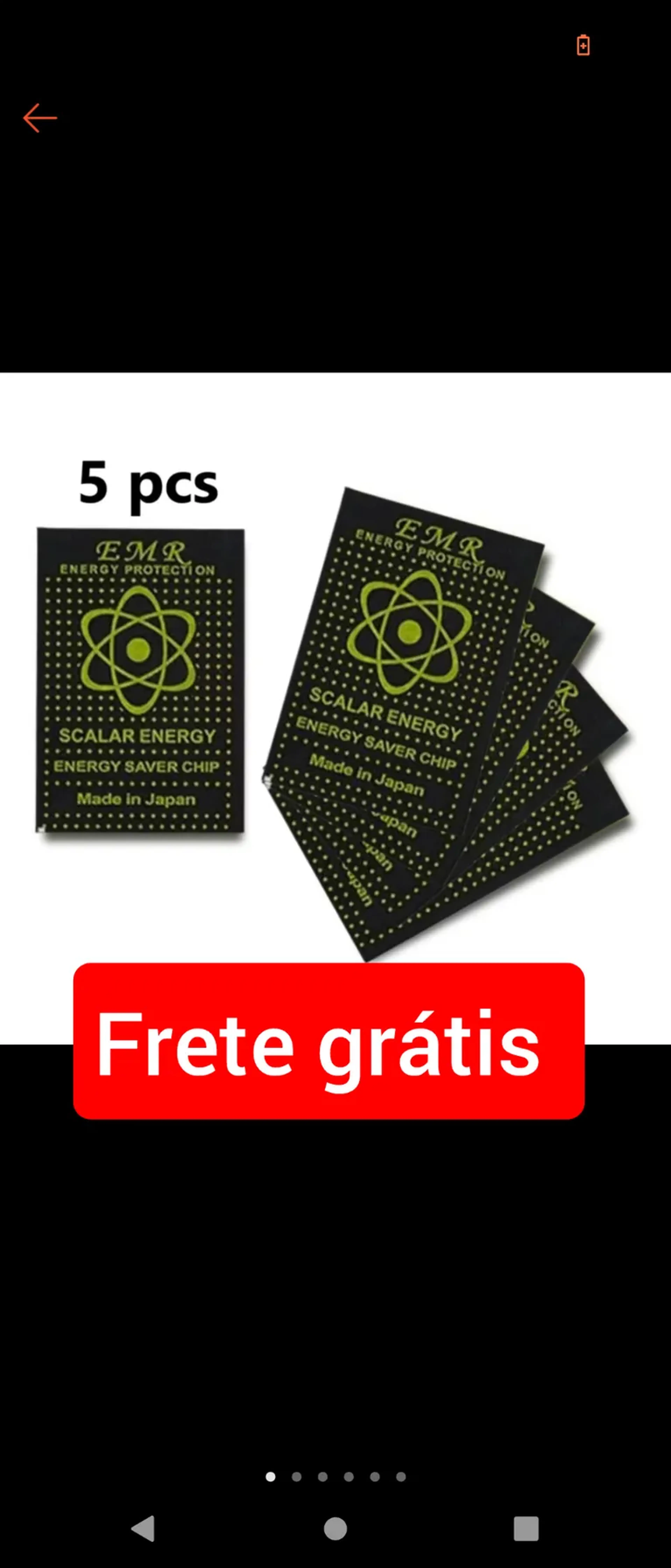 5 Adesivos anti radiação+Frete grátis imagem