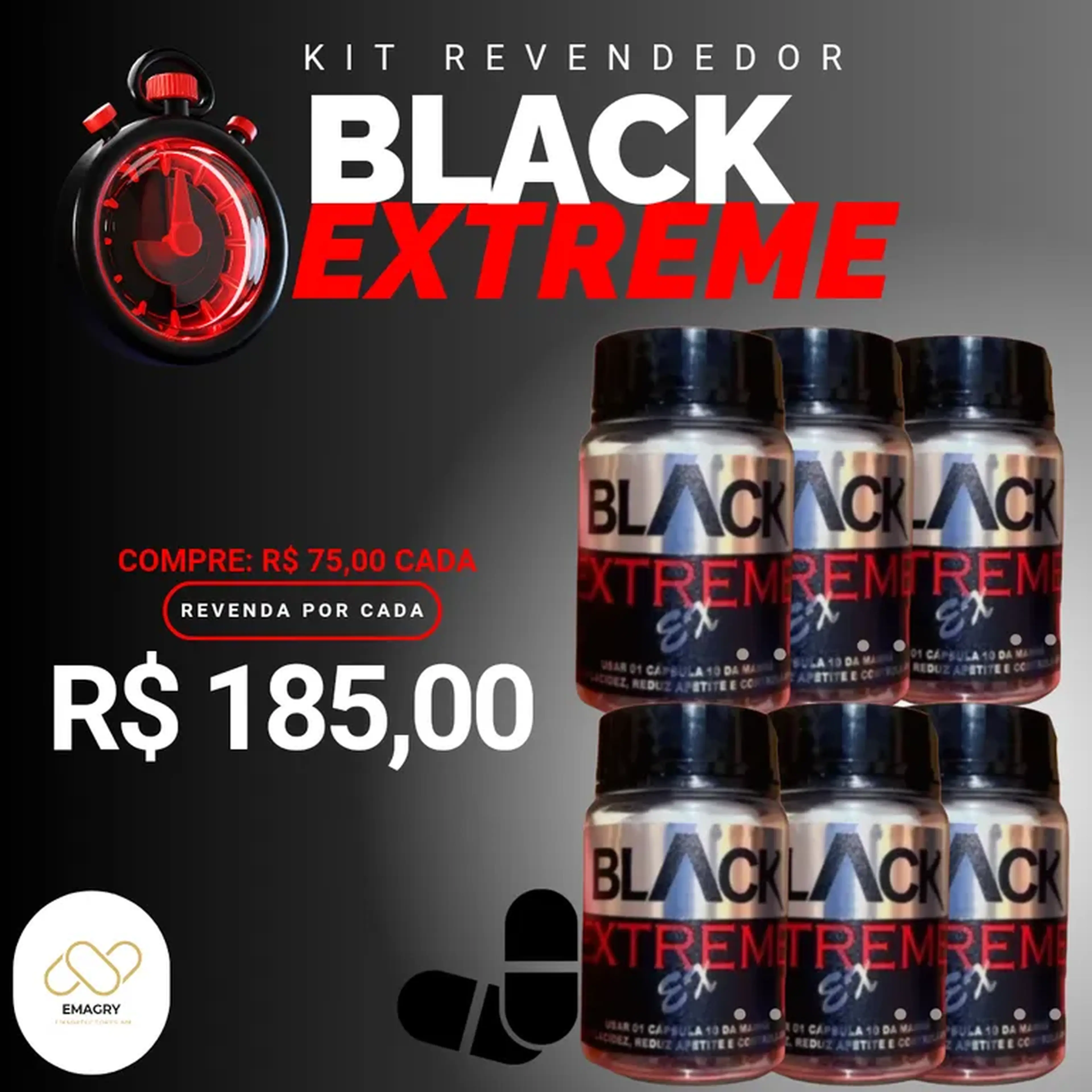 Kit Revendedor Black Extreme imagem