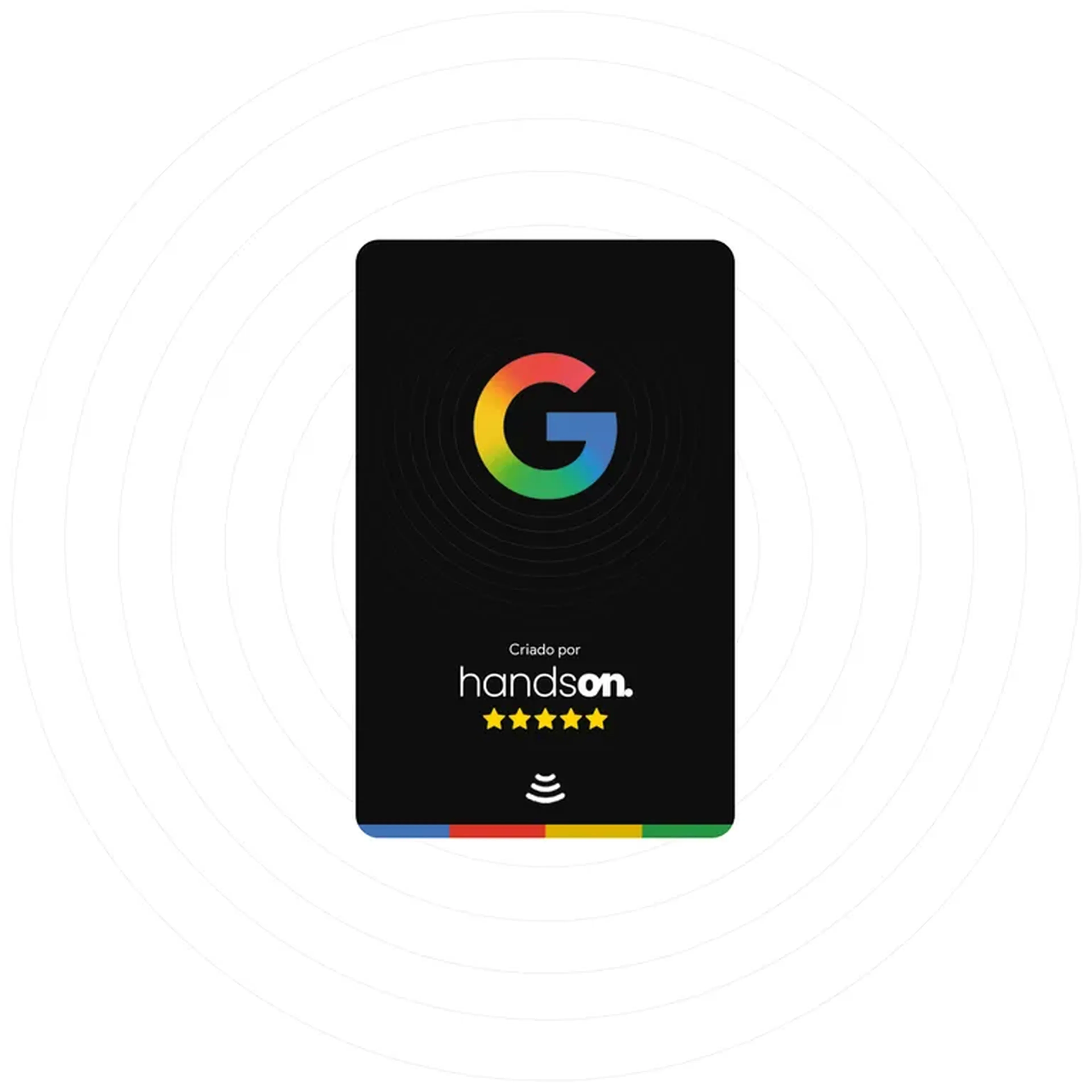 1 Handson Card | Mais Avaliações no Google imagem