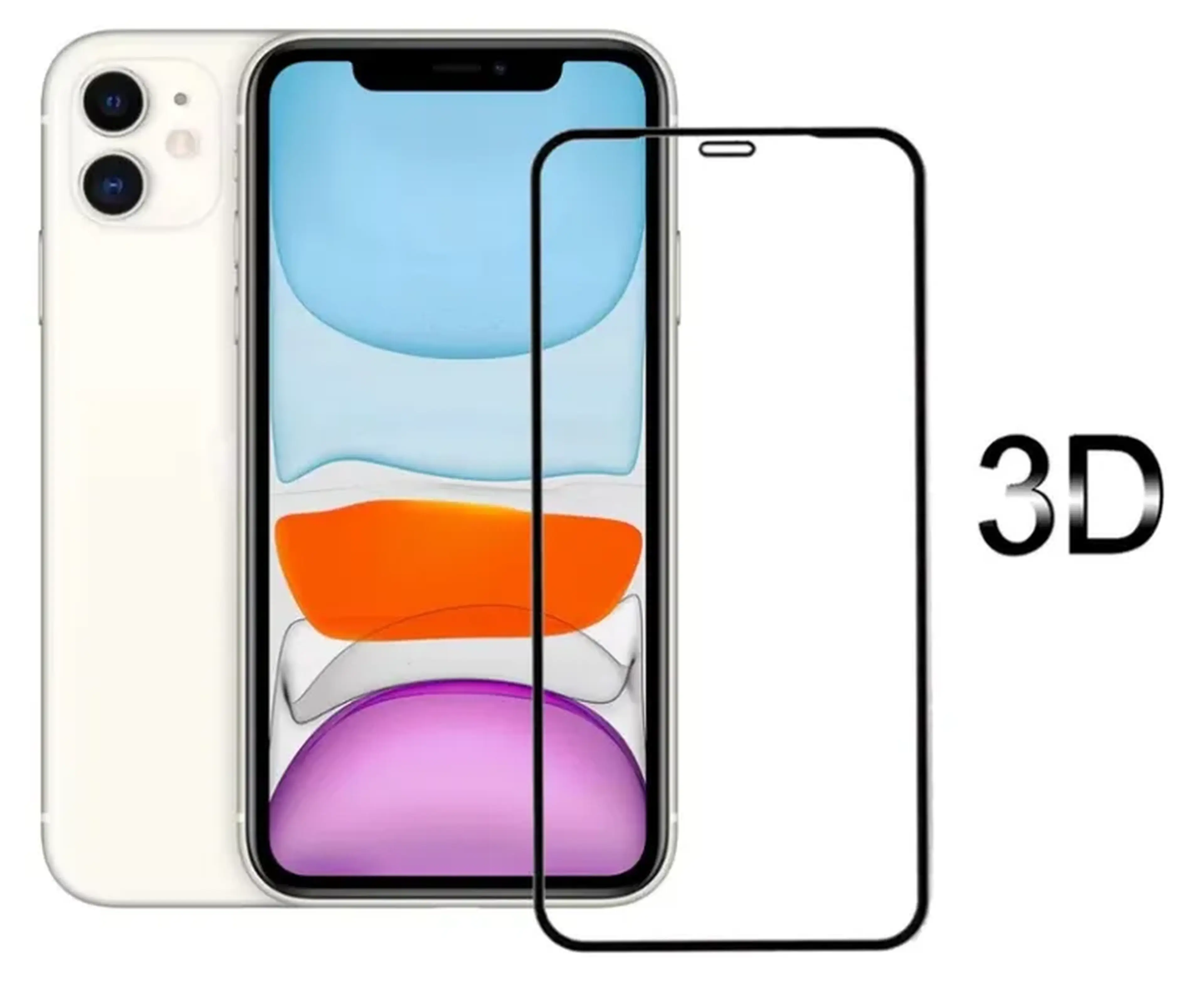 Película De Vidro 3D IPhone 11 imagem
