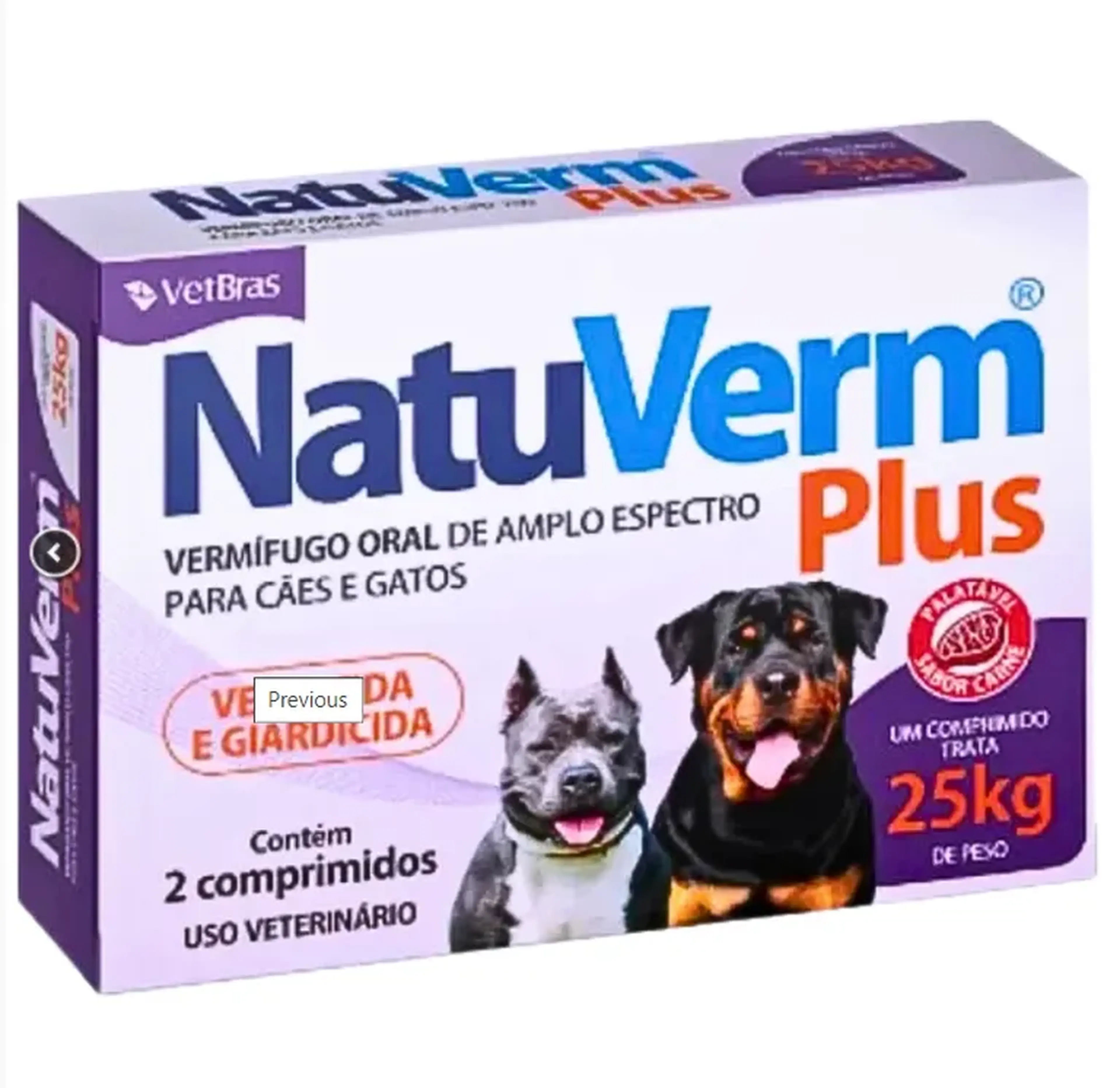 NATUVERM PLUS 25KG imagem