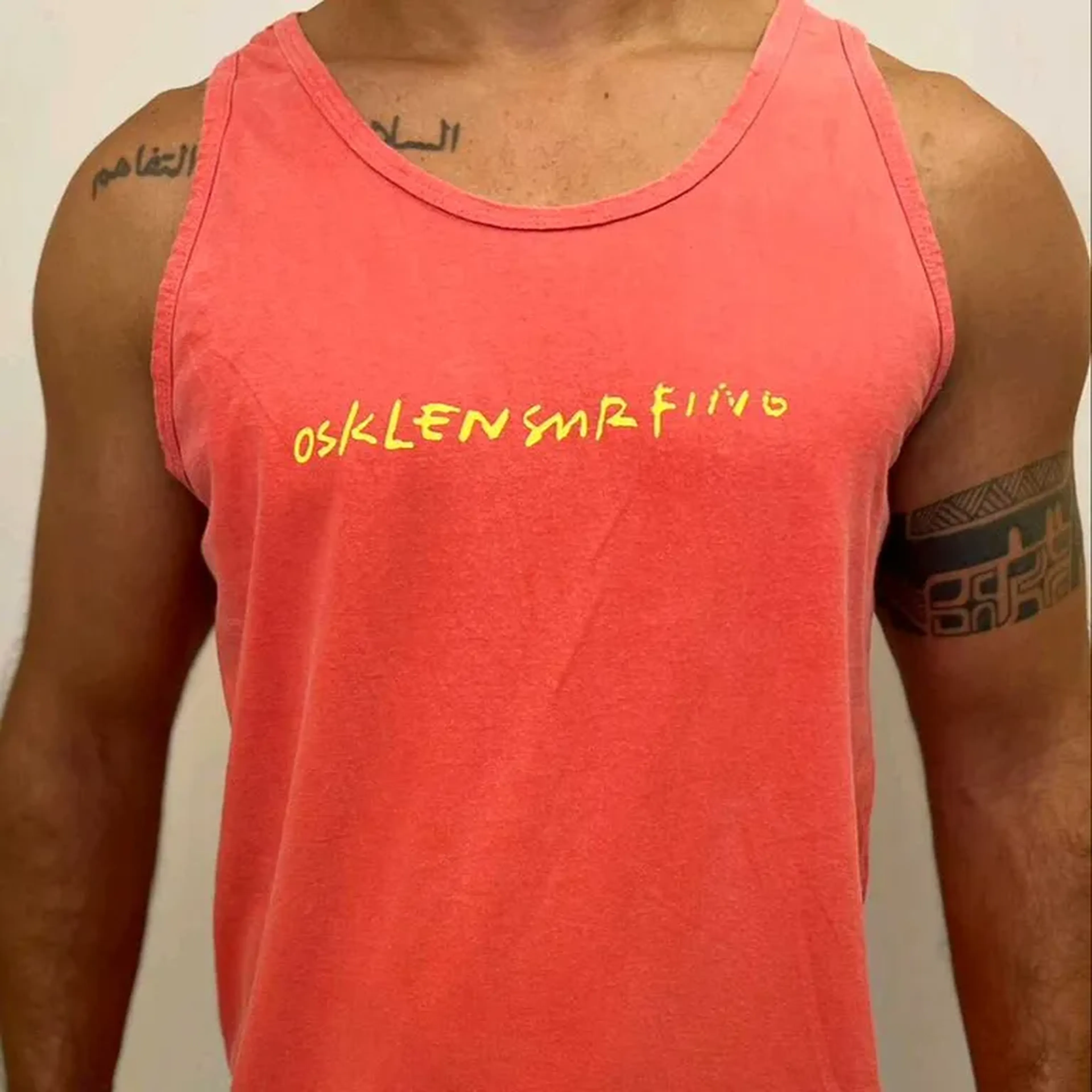 Camiseta Regata Osk Surfing goiaba imagem