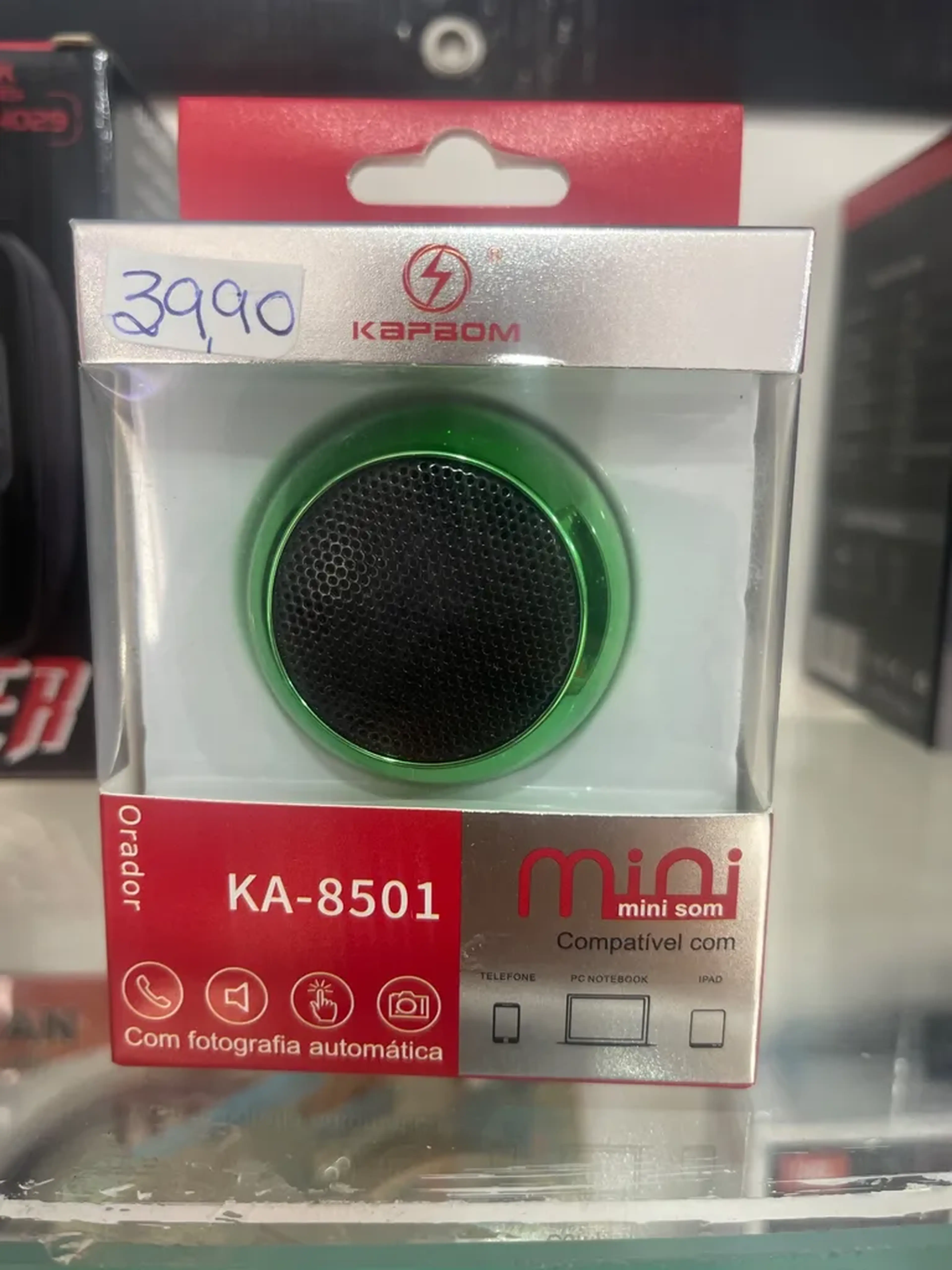 Mini caixinha de som Bluetooth imagem
