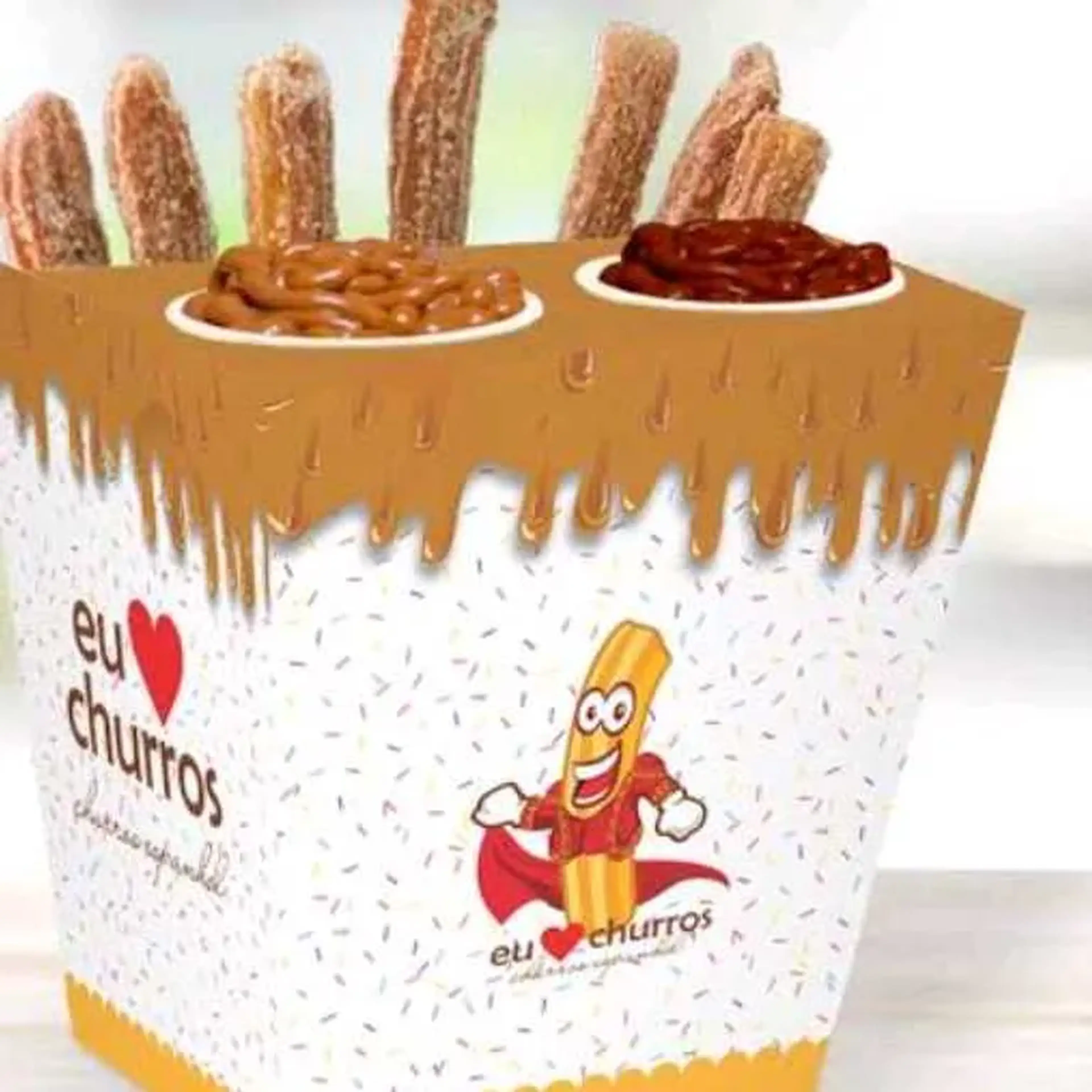 churros espanhol pistache e doce de leite imagem