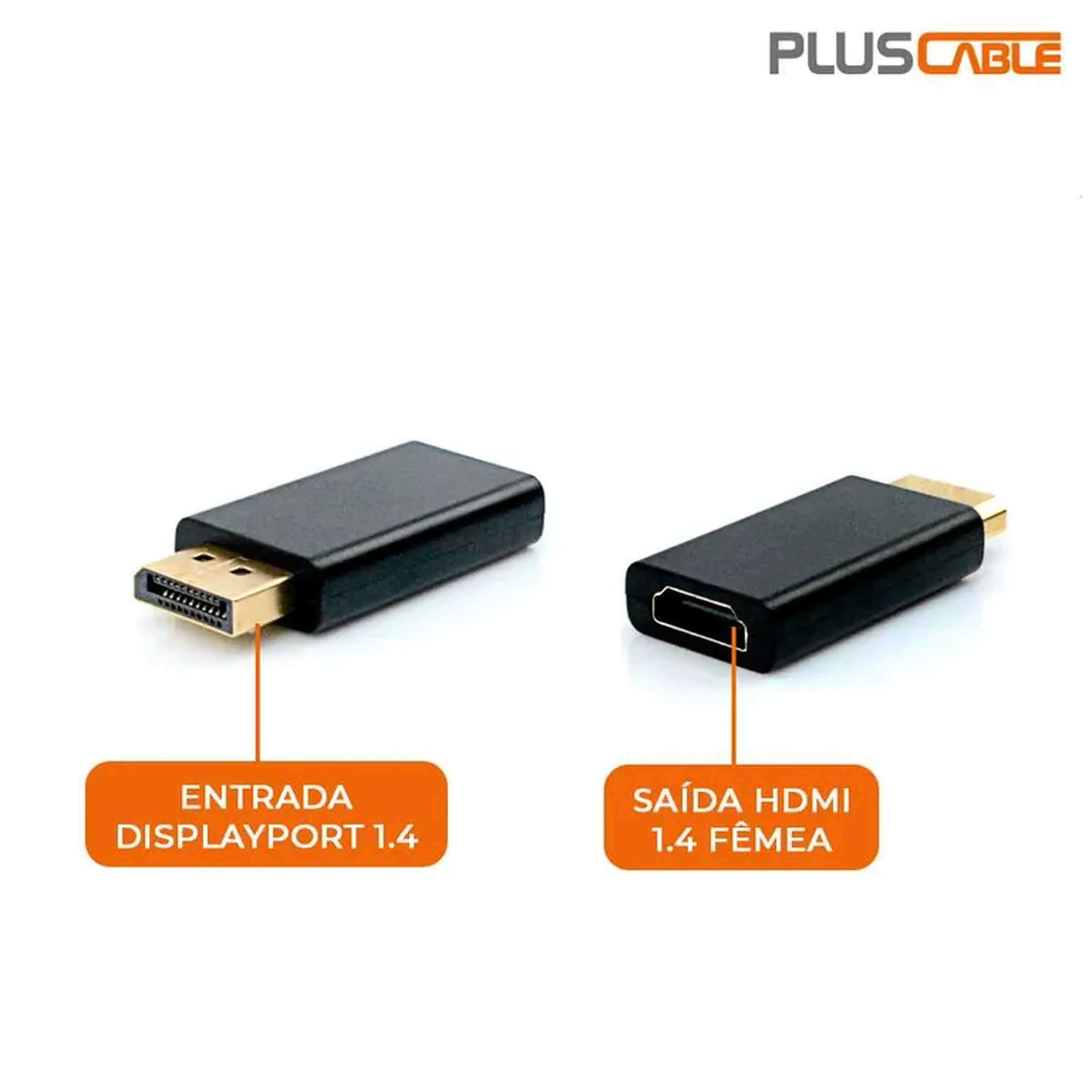 Adaptador Displayport HDMI, Display Macho HDMI Fêmea imagem
