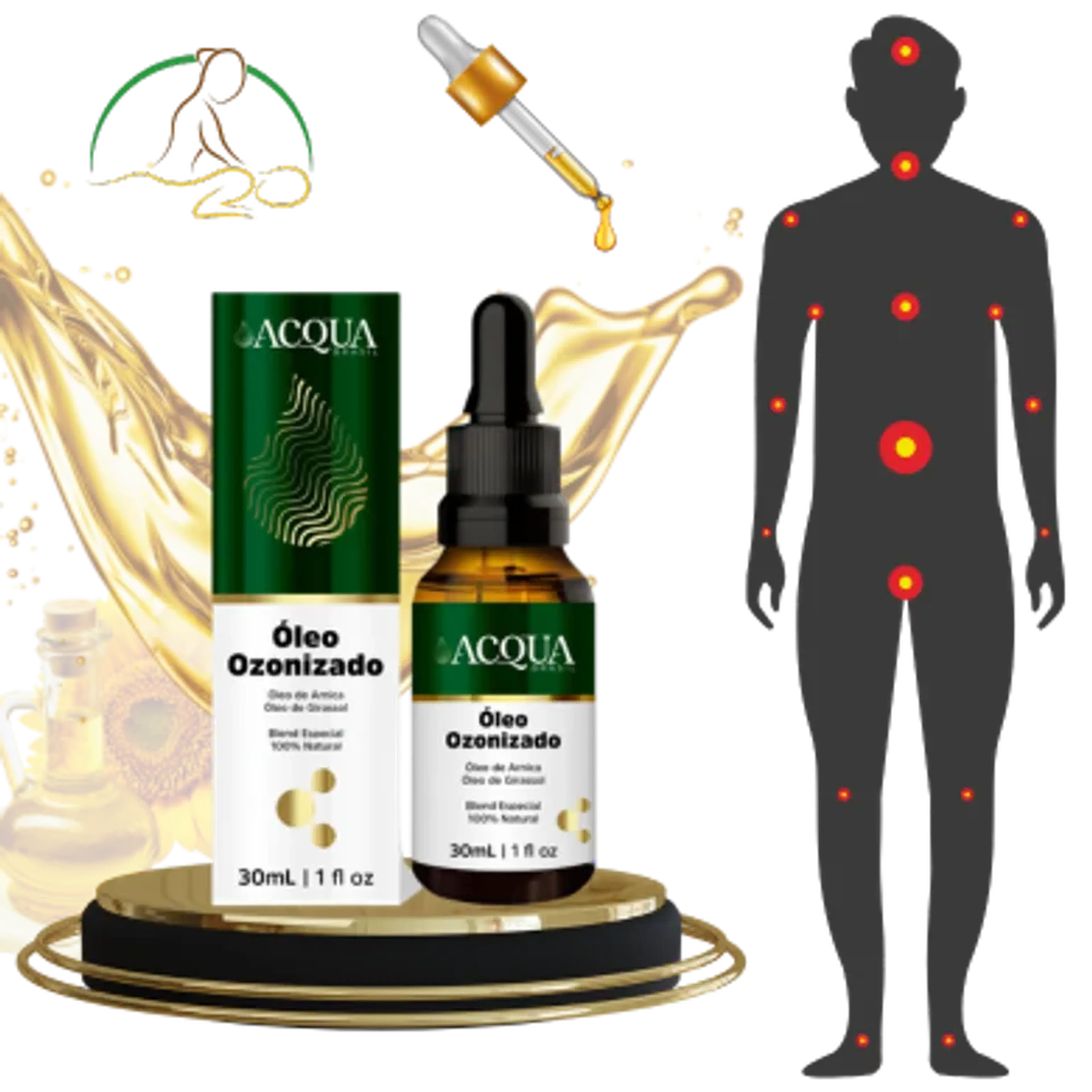 Óleo de Essência Arnica ozonizado 30ml imagem