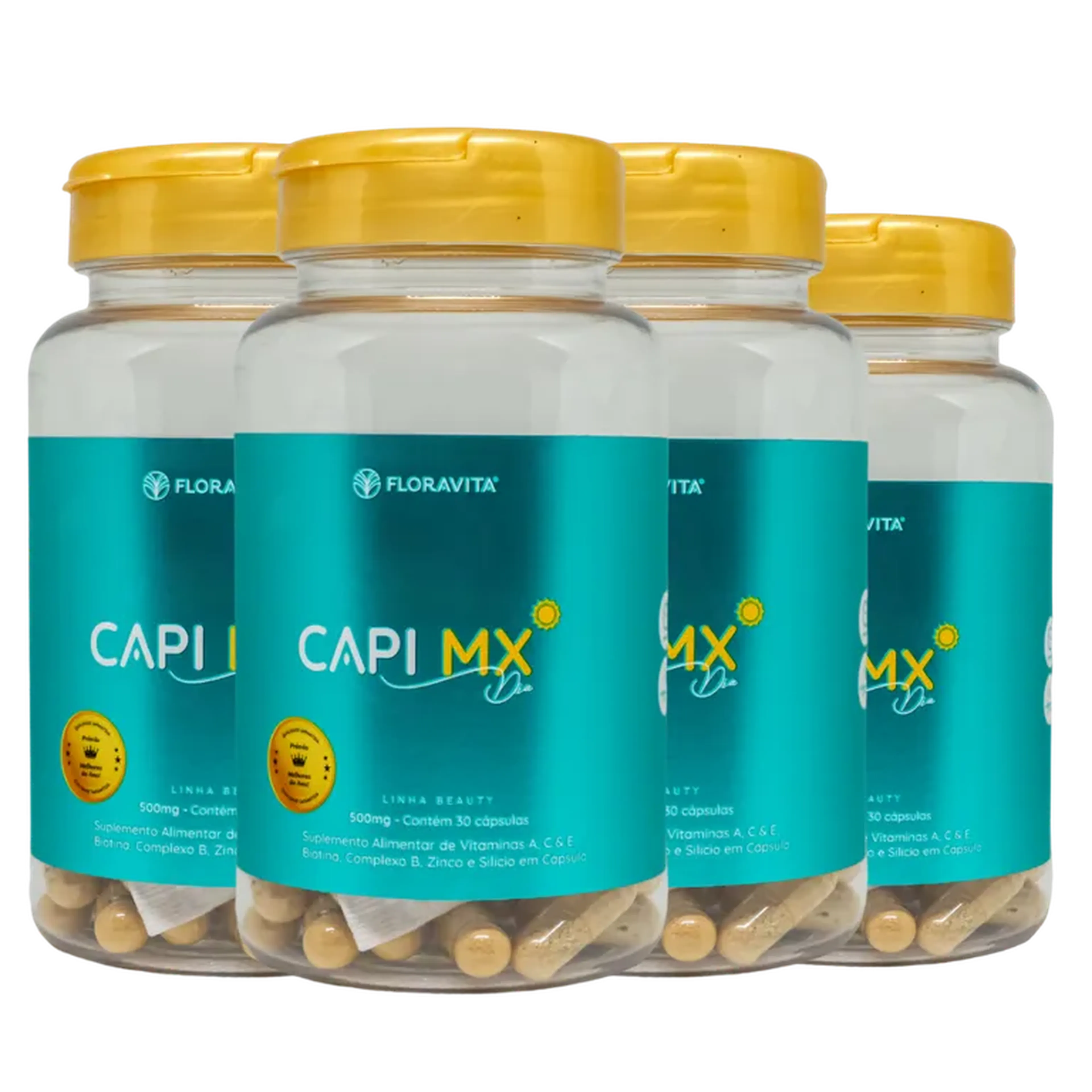 CapiMX - 4 Frascos imagem