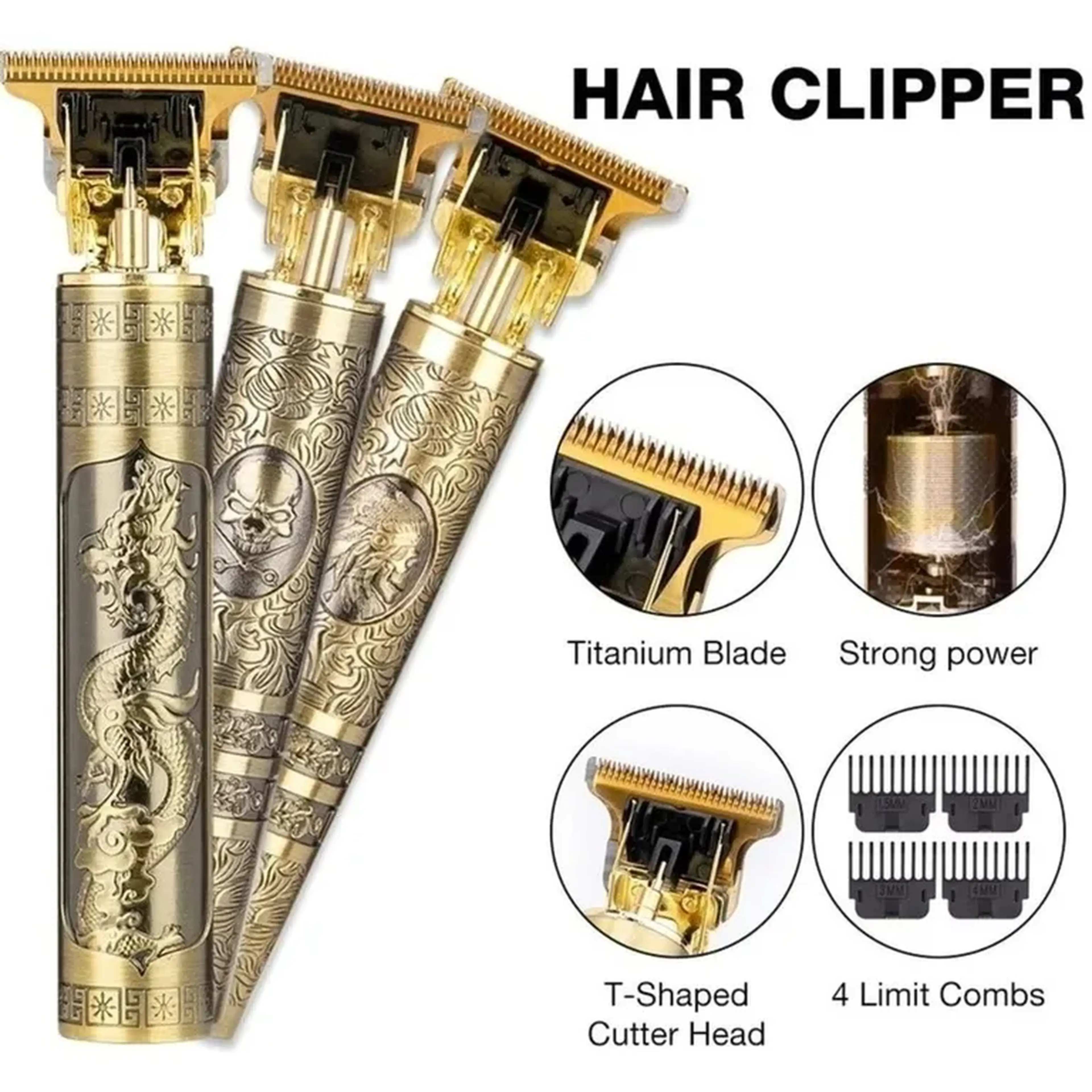 Máquina De Cortar Cabelo Para Barba Masculina Designer Aleatório imagem