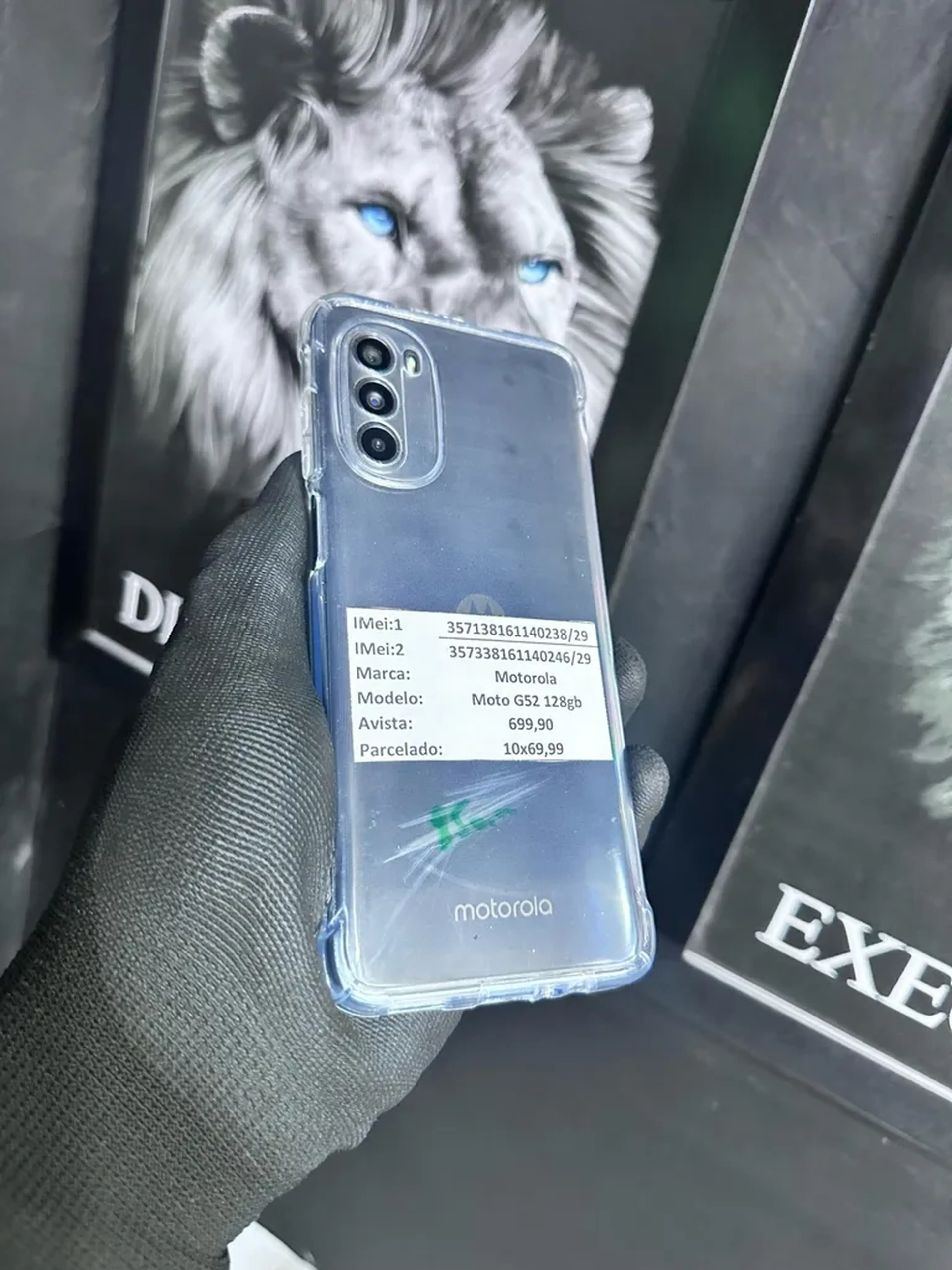 Motorola G52 128gb Aparelho Todo Original imagem