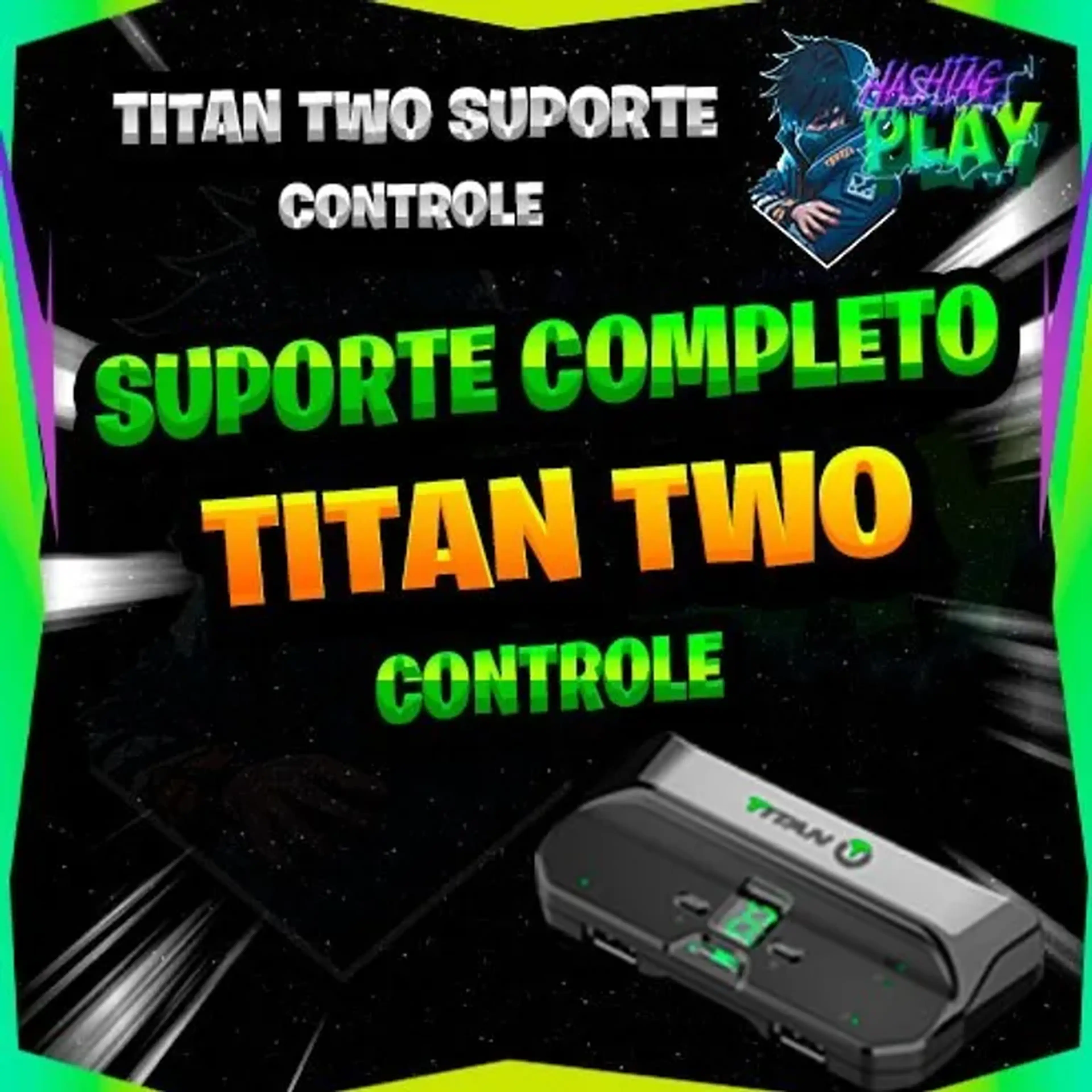 TITAN TWO SUPORTE COMPLETO CONTROLE imagem